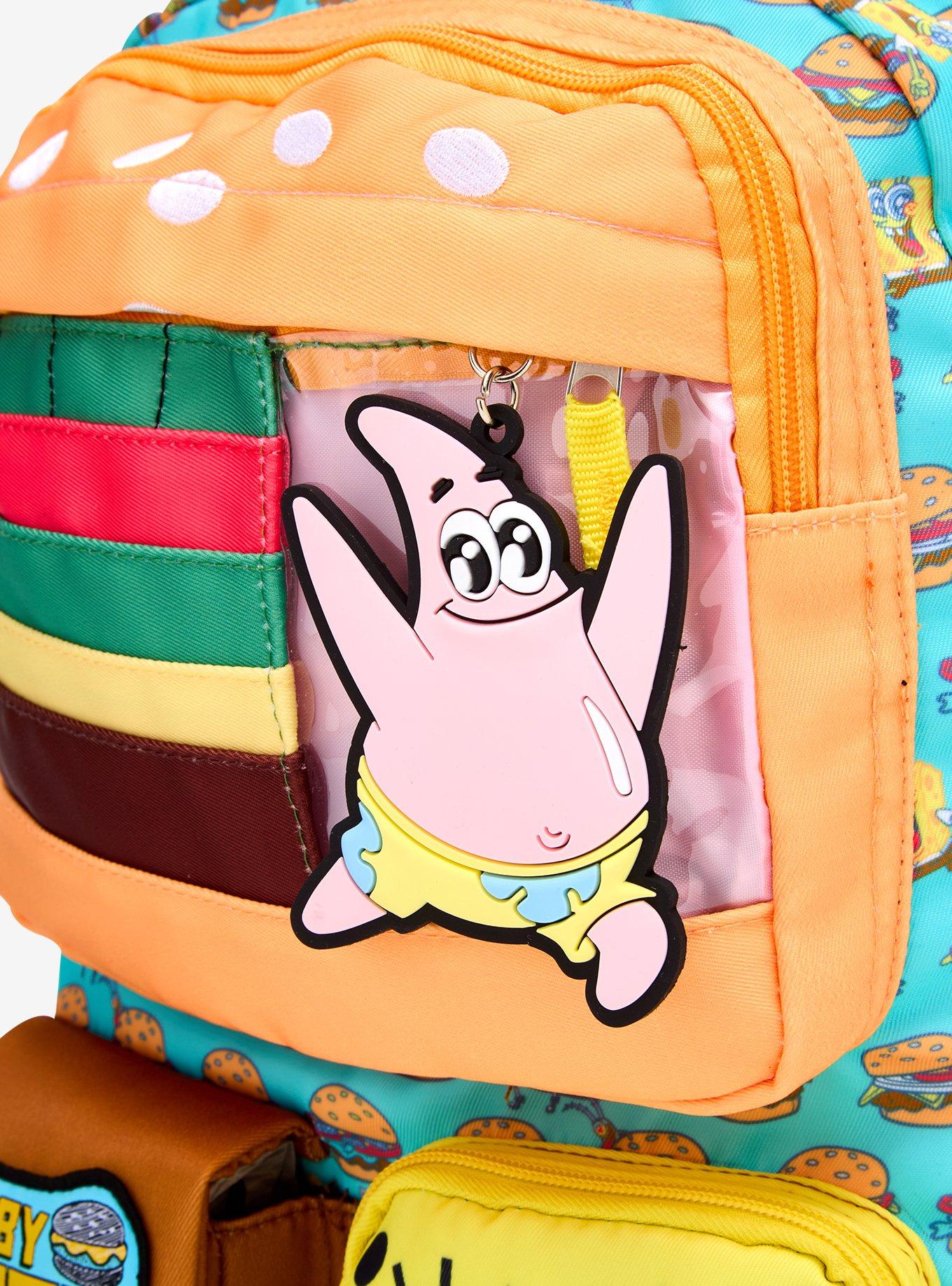 SpongeBob SquarePants Krabby Patty Multi-Pocket Backpack — BoxLunch Exclusive