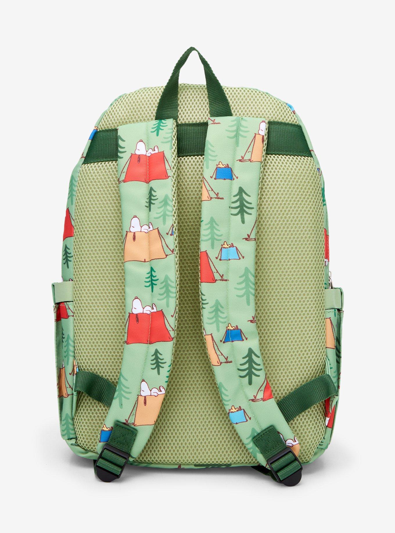 Peanuts Snoopy Beagle Scouts Camping Multi-Pocket Backpack — BoxLunch Exclusive