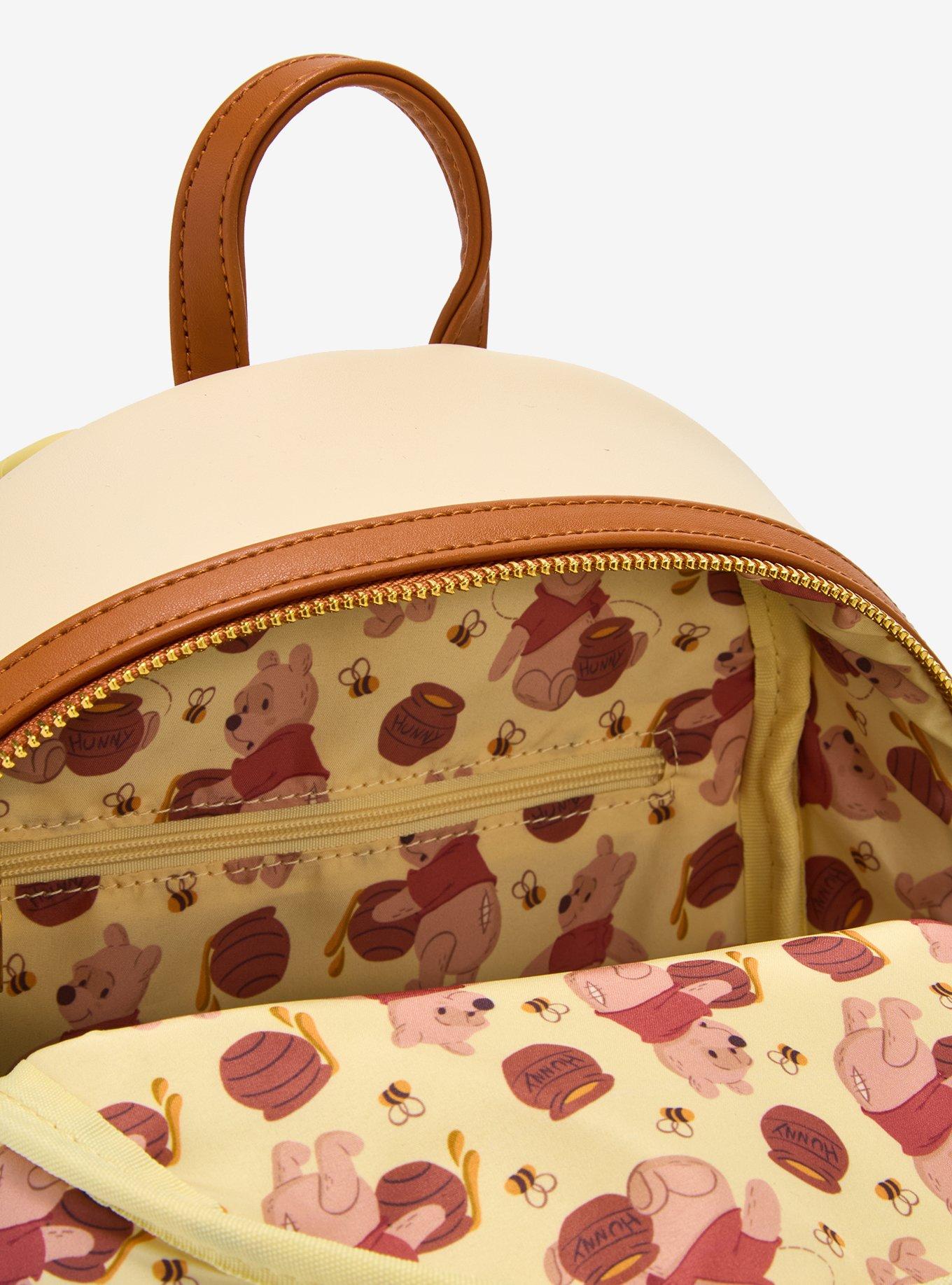 Loungefly Disney Winnie The Pooh Floral Pooh Bear & Friends Mini Backpack - BoxLunch Exclusive, , alternate
