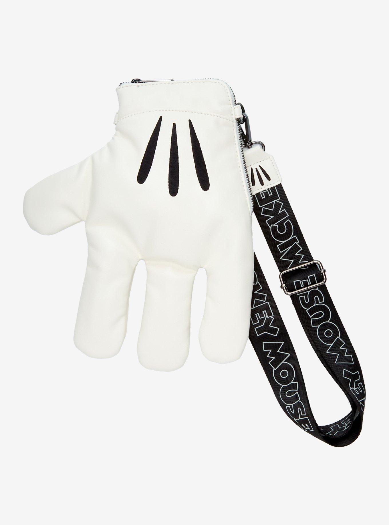 Loungefly Disney Mickey Mouse Figural Glove Crossbody Bag — BoxLunch Exclusive, , hi-res