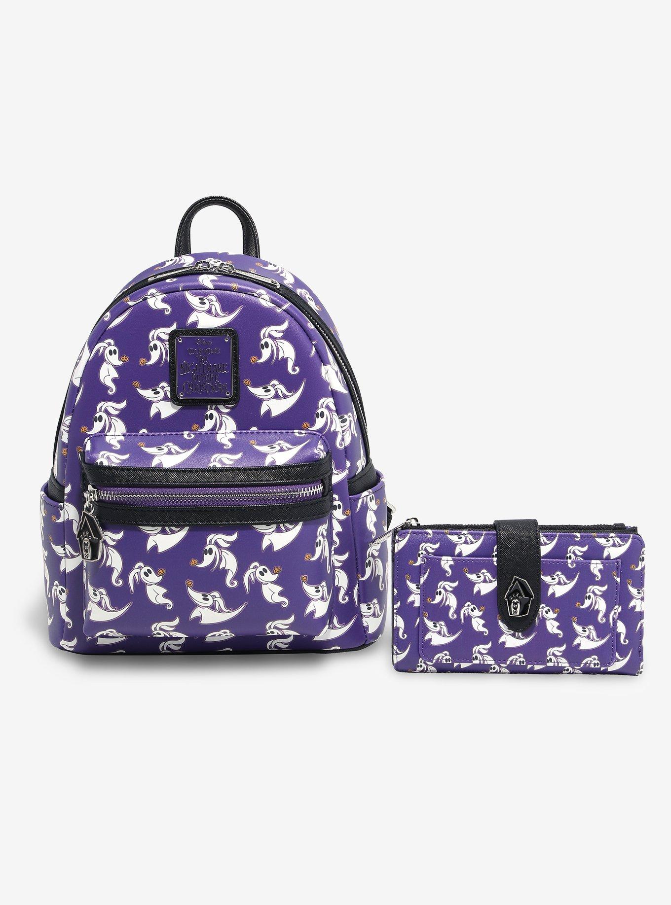 Loungefly Disney The Nightmare Before Christmas Zero Allover Print Glow-in-the-Dark Mini Backpack — BoxLunch Exclusive, , alternate