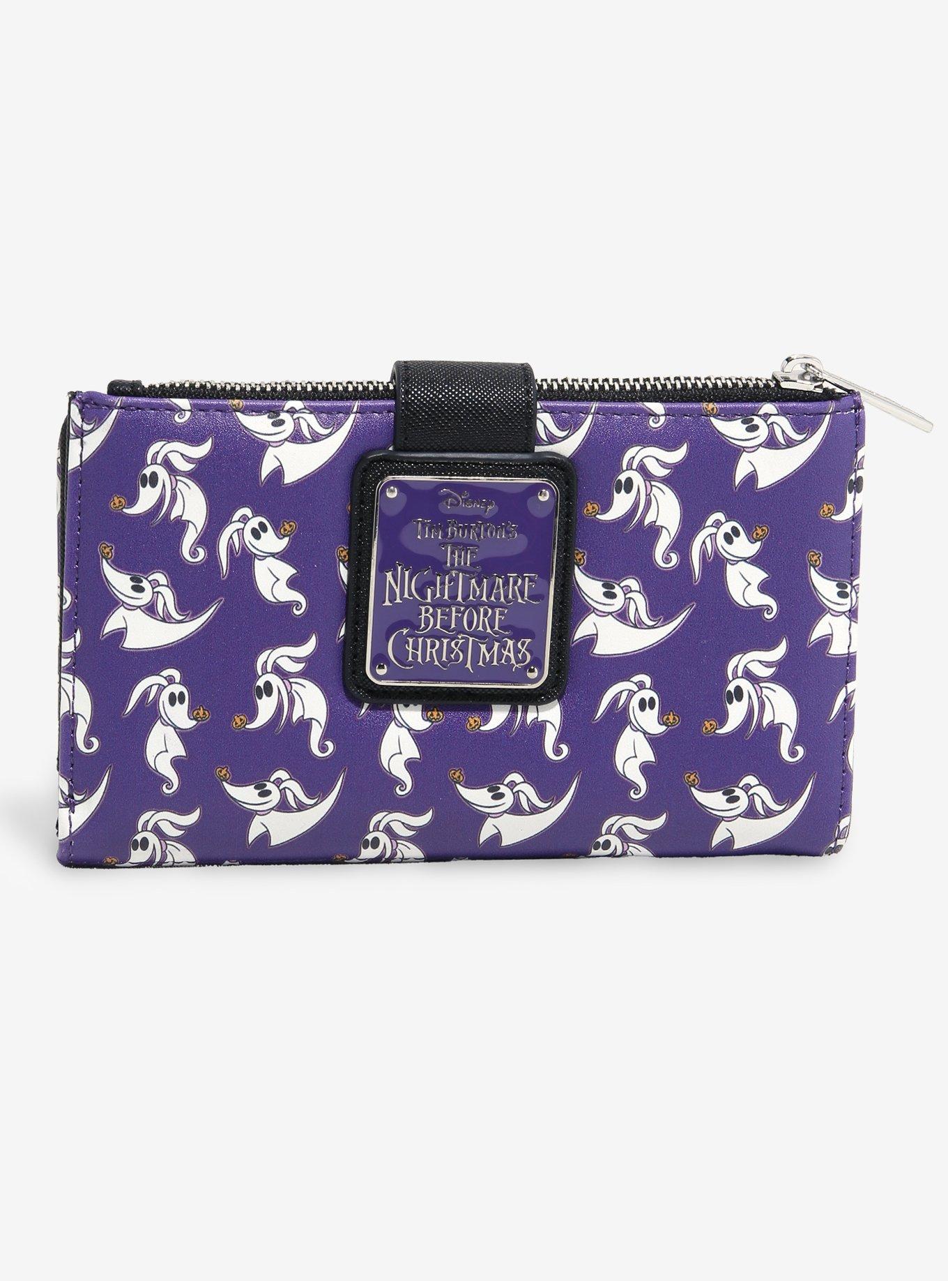 Loungefly Disney The Nightmare Before Christmas Zero Allover Print Glow-in-The-Dark Wallet - BoxLunch Exclusive, , alternate