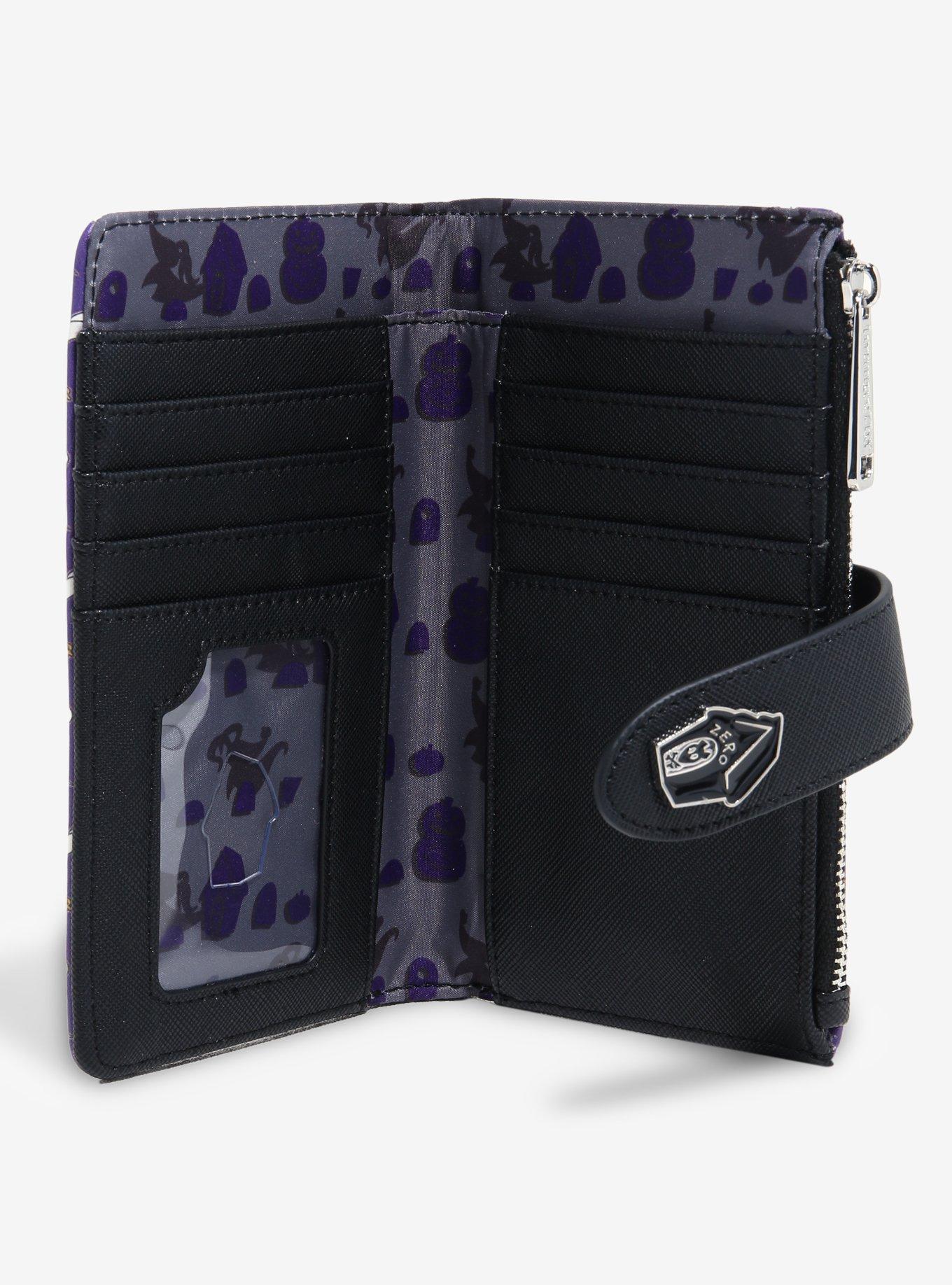 Loungefly Disney The Nightmare Before Christmas Zero Allover Print Glow-in-The-Dark Wallet - BoxLunch Exclusive, , alternate