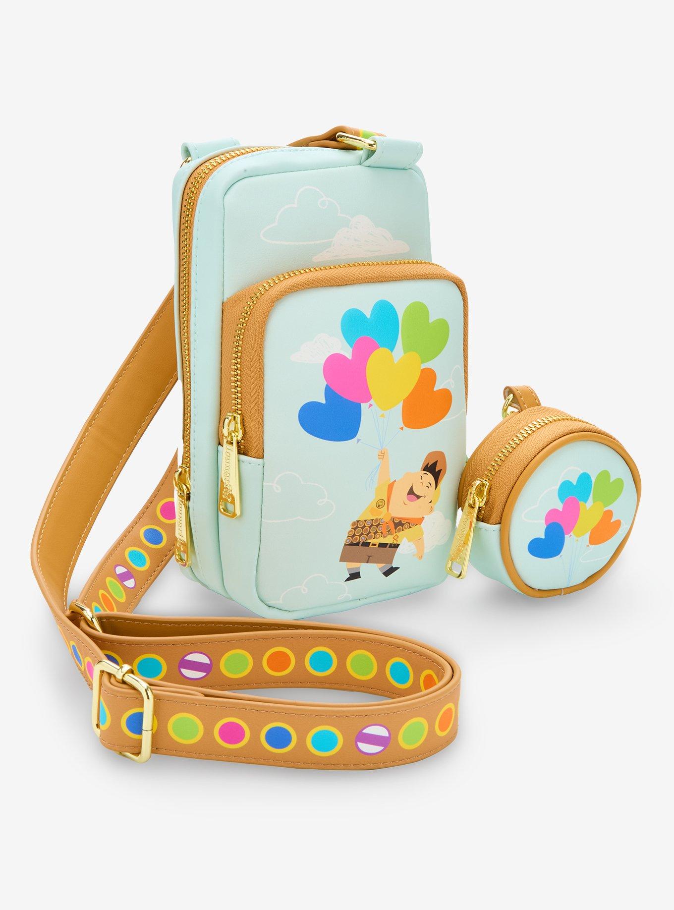 Loungefly Disney Pixar Up Russell Heart Balloons Crossbody Bag with Coin Purse - BoxLunch Exclusive, , hi-res