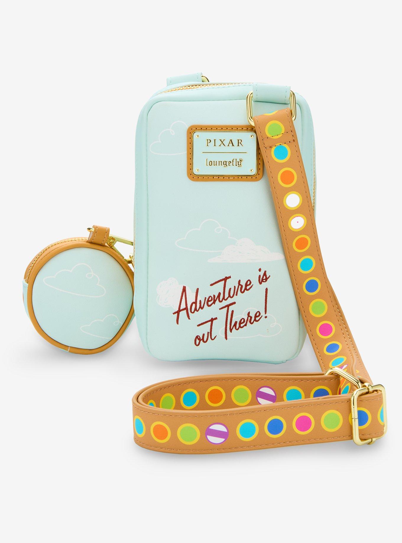 Loungefly Disney Pixar Up Russell Heart Balloons Crossbody Bag with Coin Purse - BoxLunch Exclusive