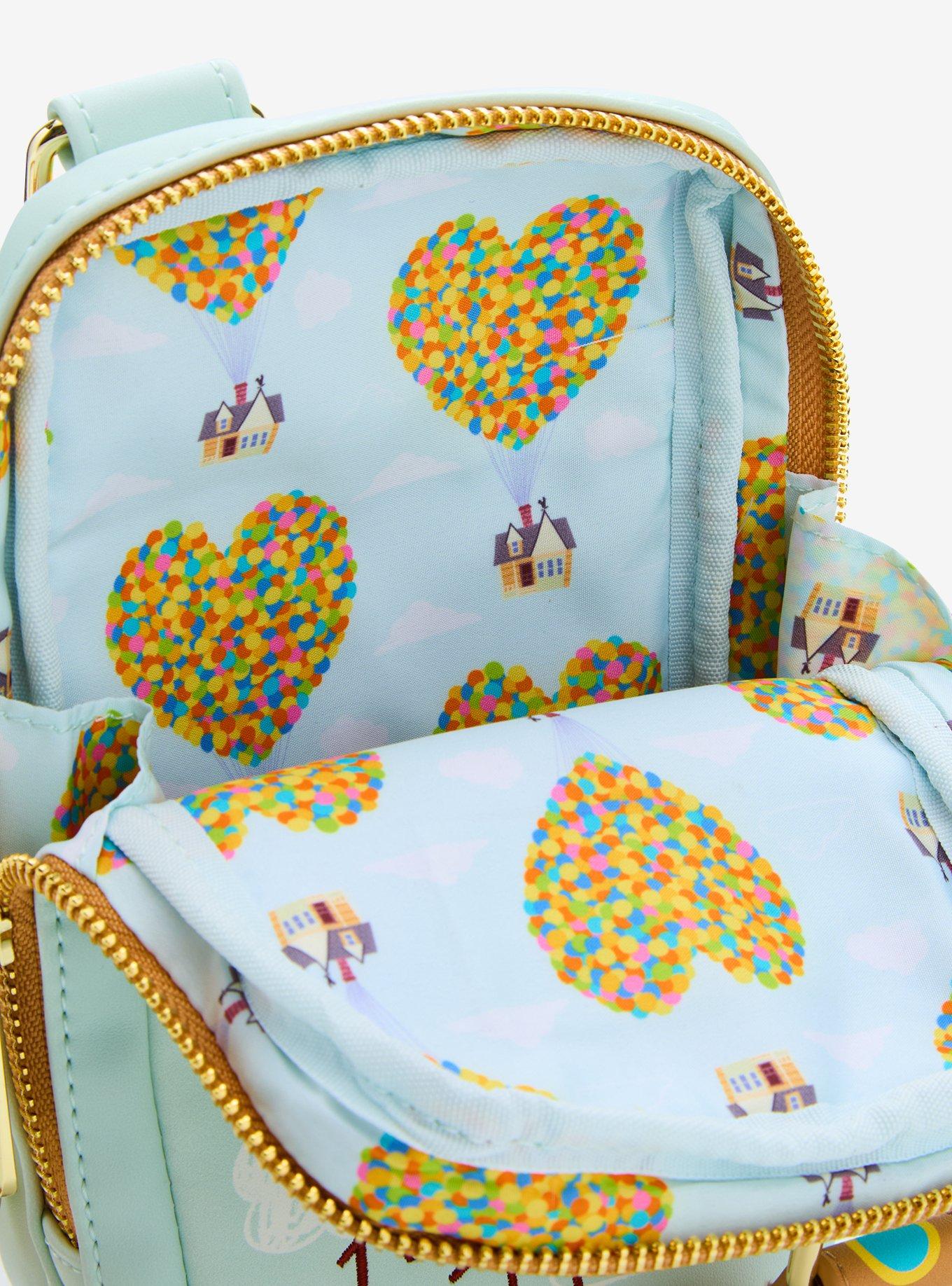 Loungefly Disney Pixar Up Russell Heart Balloons Crossbody Bag with Coin Purse - BoxLunch Exclusive, , alternate