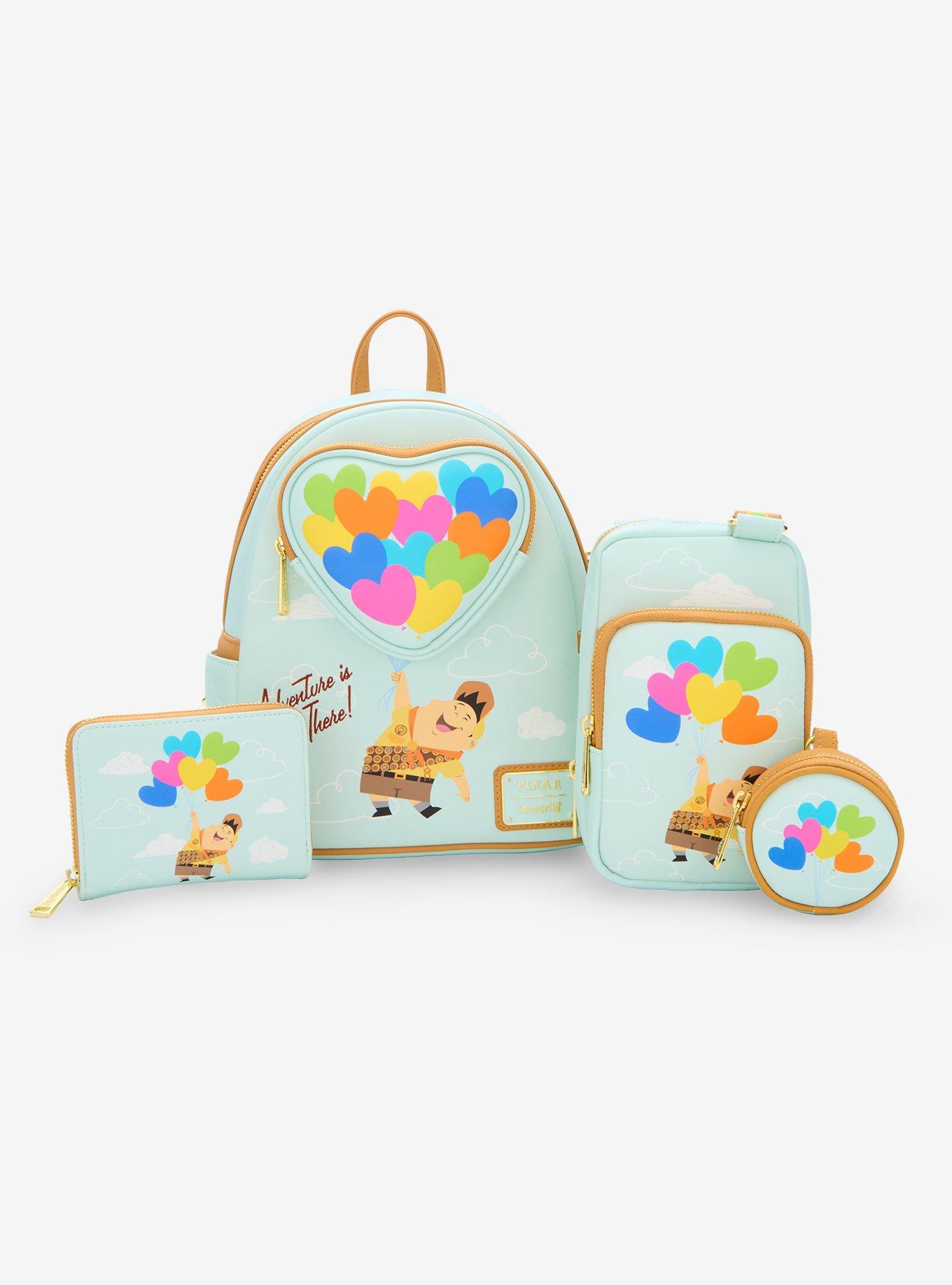 Loungefly Disney Pixar Up Russell Heart Balloons Crossbody Bag with Coin Purse - BoxLunch Exclusive, , alternate