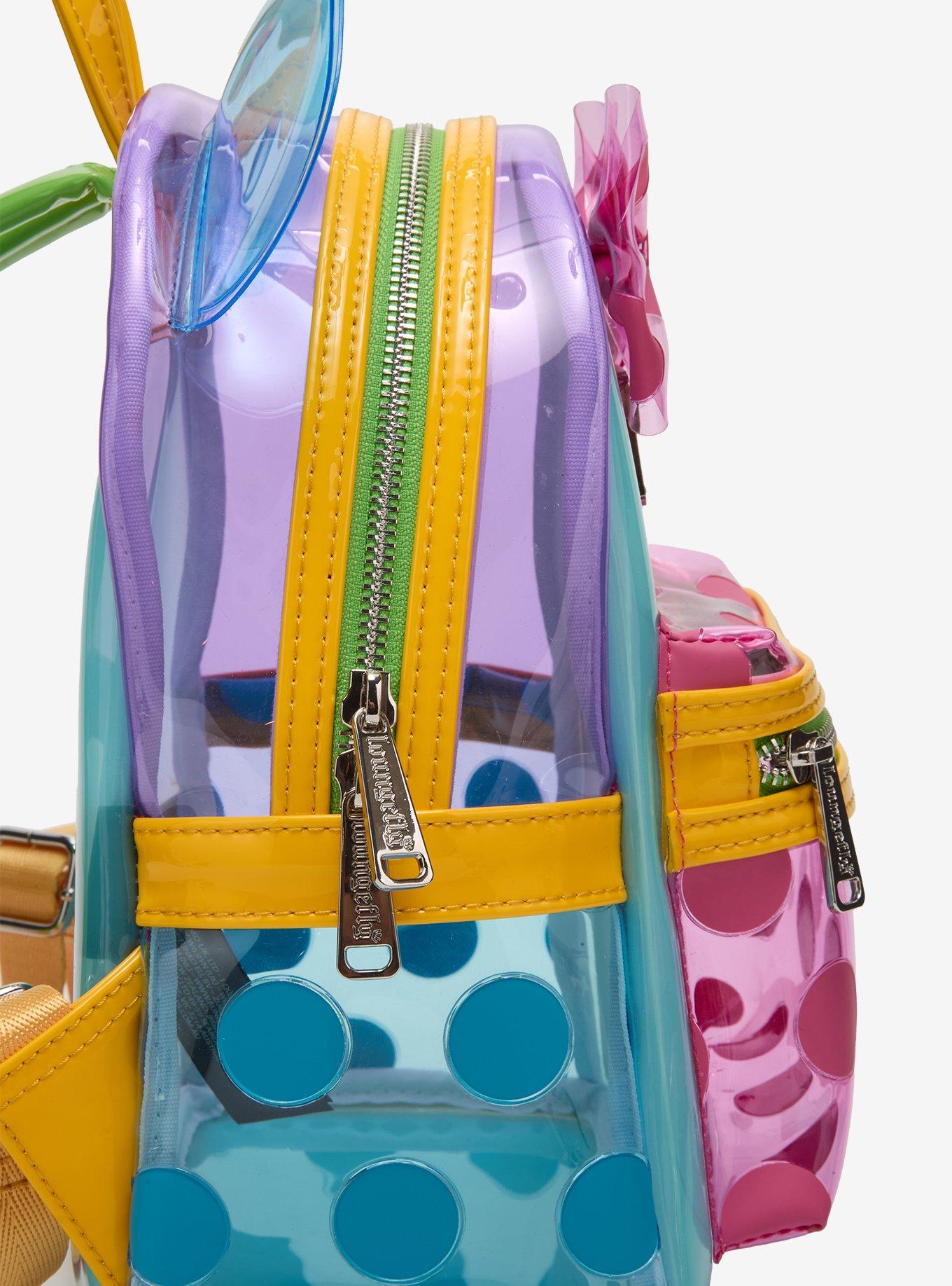 Loungefly Disney Minnie Mouse Polka Dot Colorblock Ears Mini Backpack - BoxLunch Exclusive