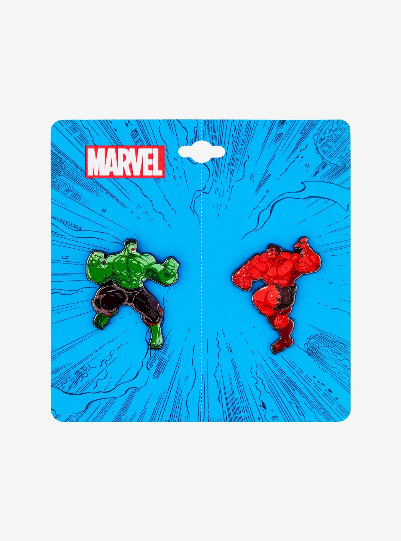 Marvel Hulk & Red Hulk Enamel Pin Set, , hi-res