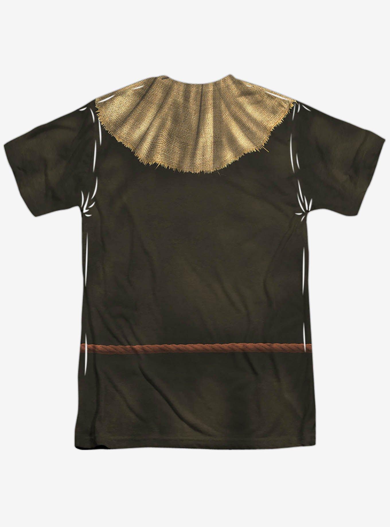 The Wizard of Oz Scarecrow Costume Sublimated T-Shirt, MULTI, alternate