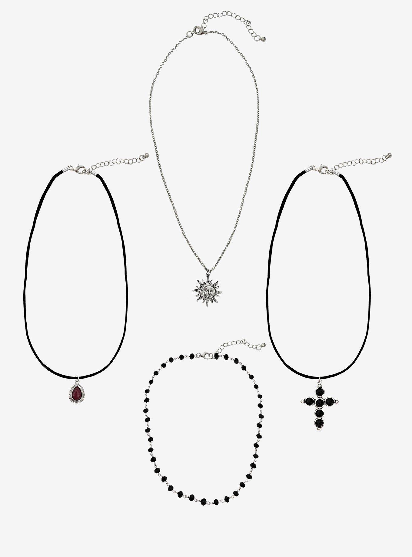 Thorn & Fable Celestial Cross Necklace Set, , hi-res