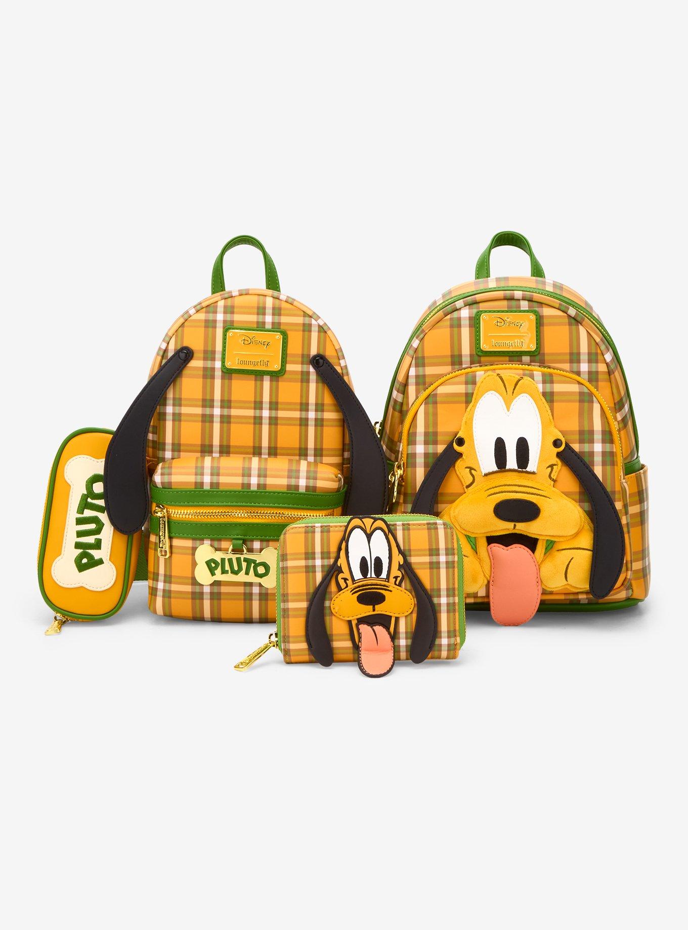 Loungefly Disney Pluto Plaid Mini Backpack, , alternate