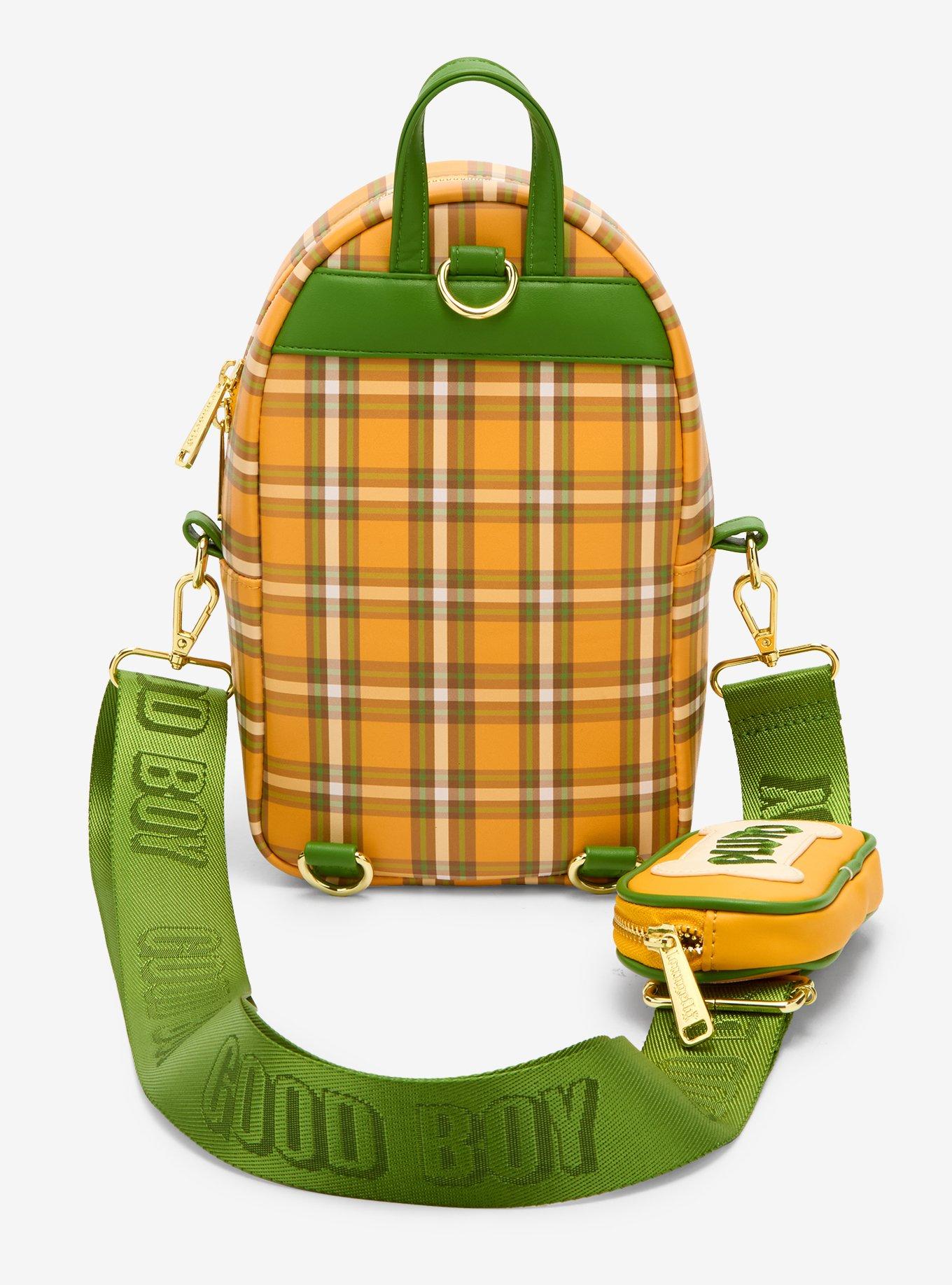 Loungefly Disney Pluto Plaid Sling Bag, , alternate