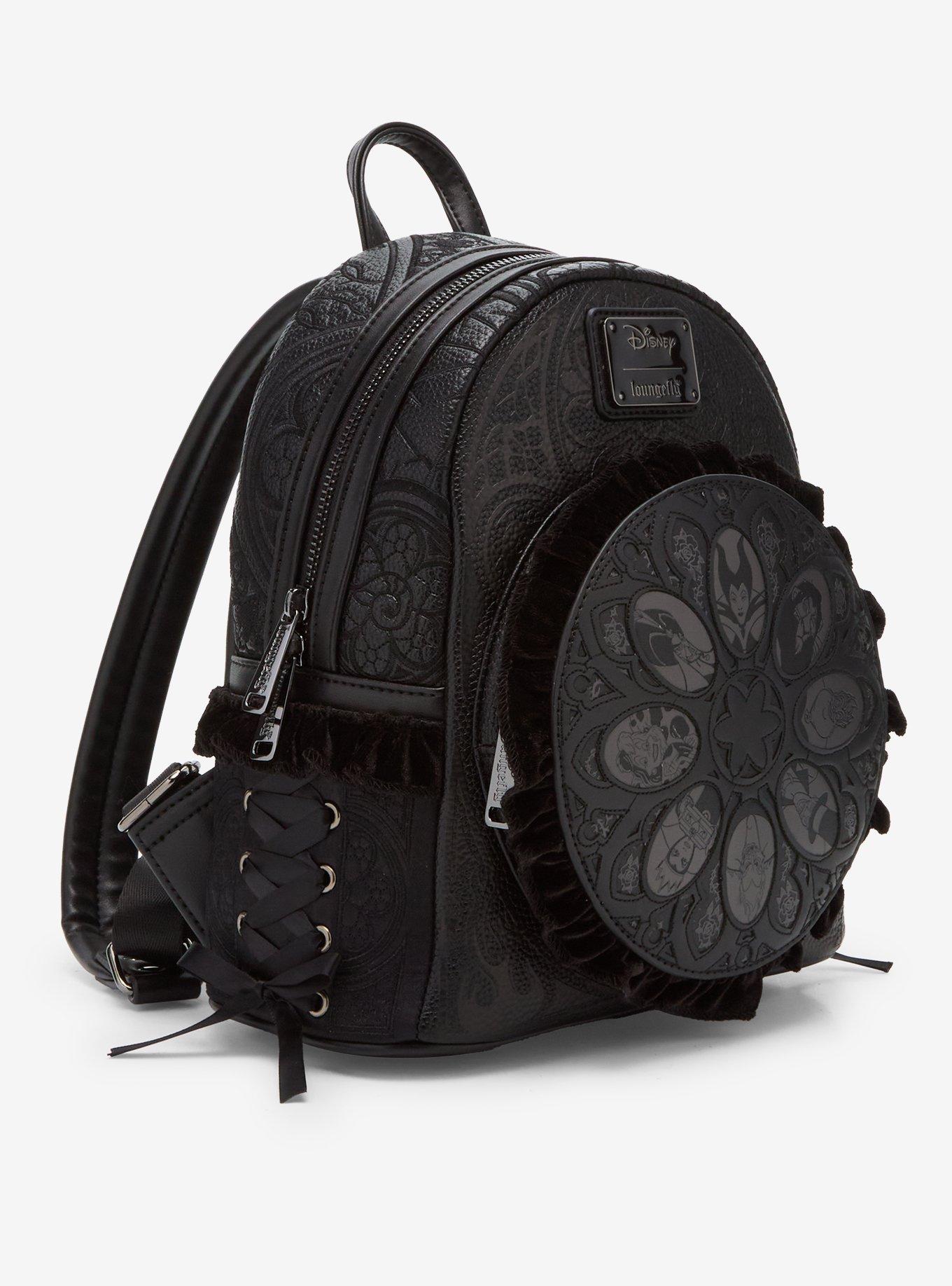 Loungefly Disney Villains Windows Ruffle Mini Backpack, , hi-res