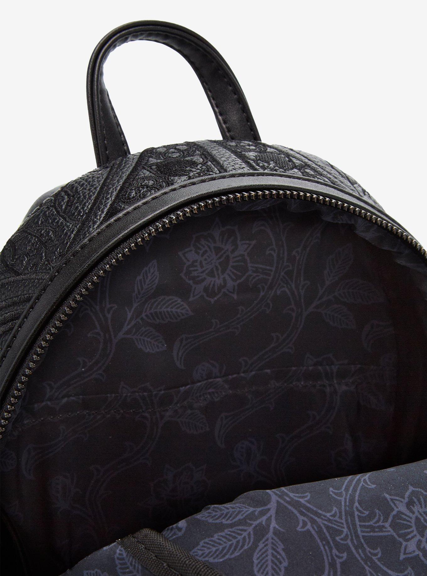 Loungefly Disney Villains Windows Ruffle Mini Backpack, , alternate
