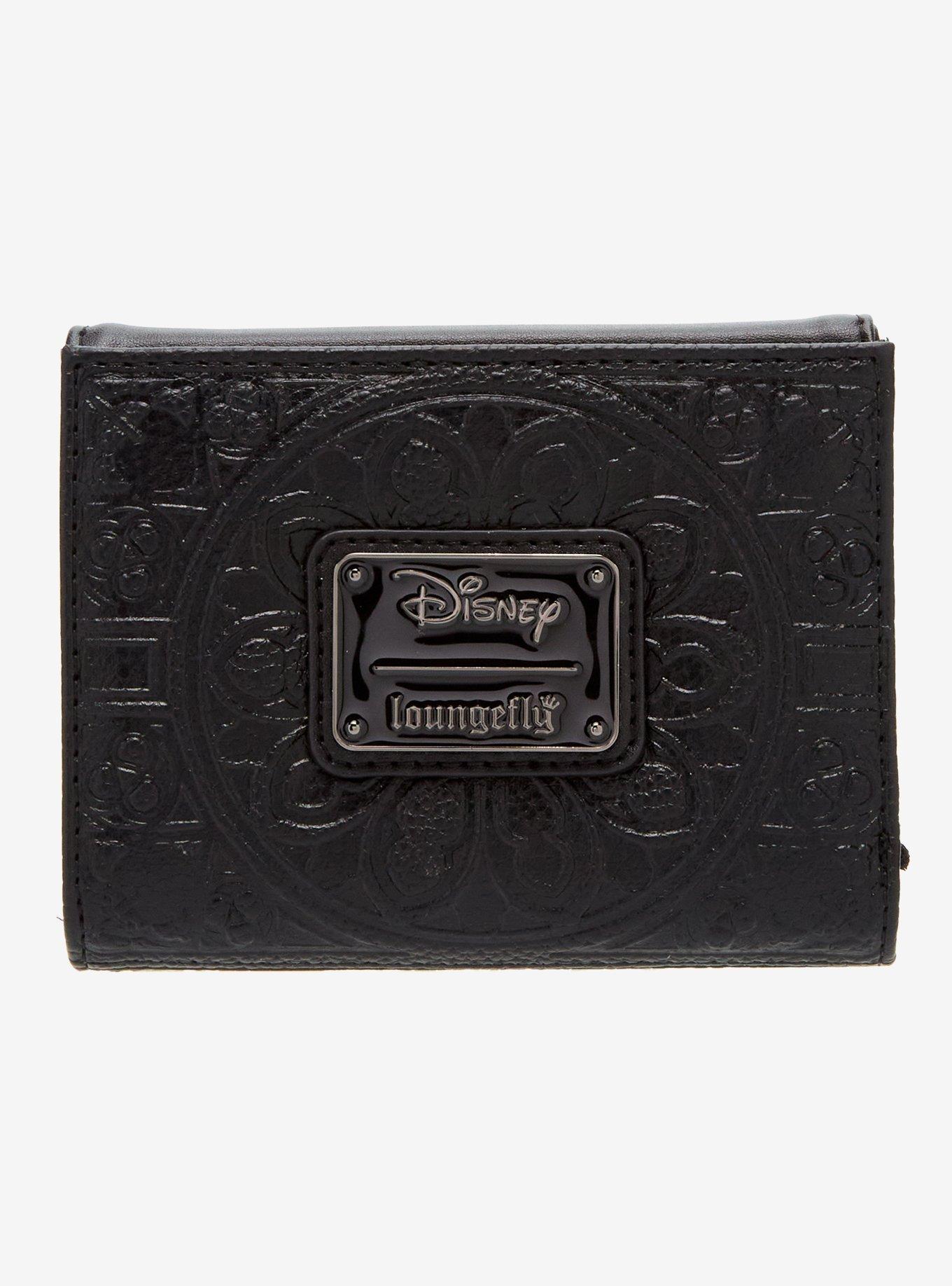 Loungefly Disney Villains Windows Velvet Ruffle Mini Wallet, , alternate