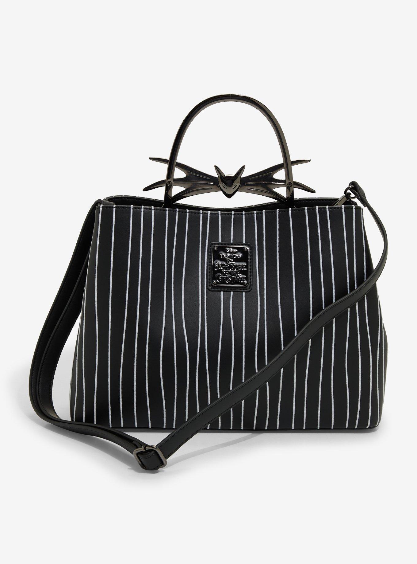 Loungefly The Nightmare Before Christmas Jack Stripe Satchel Bag, , alternate