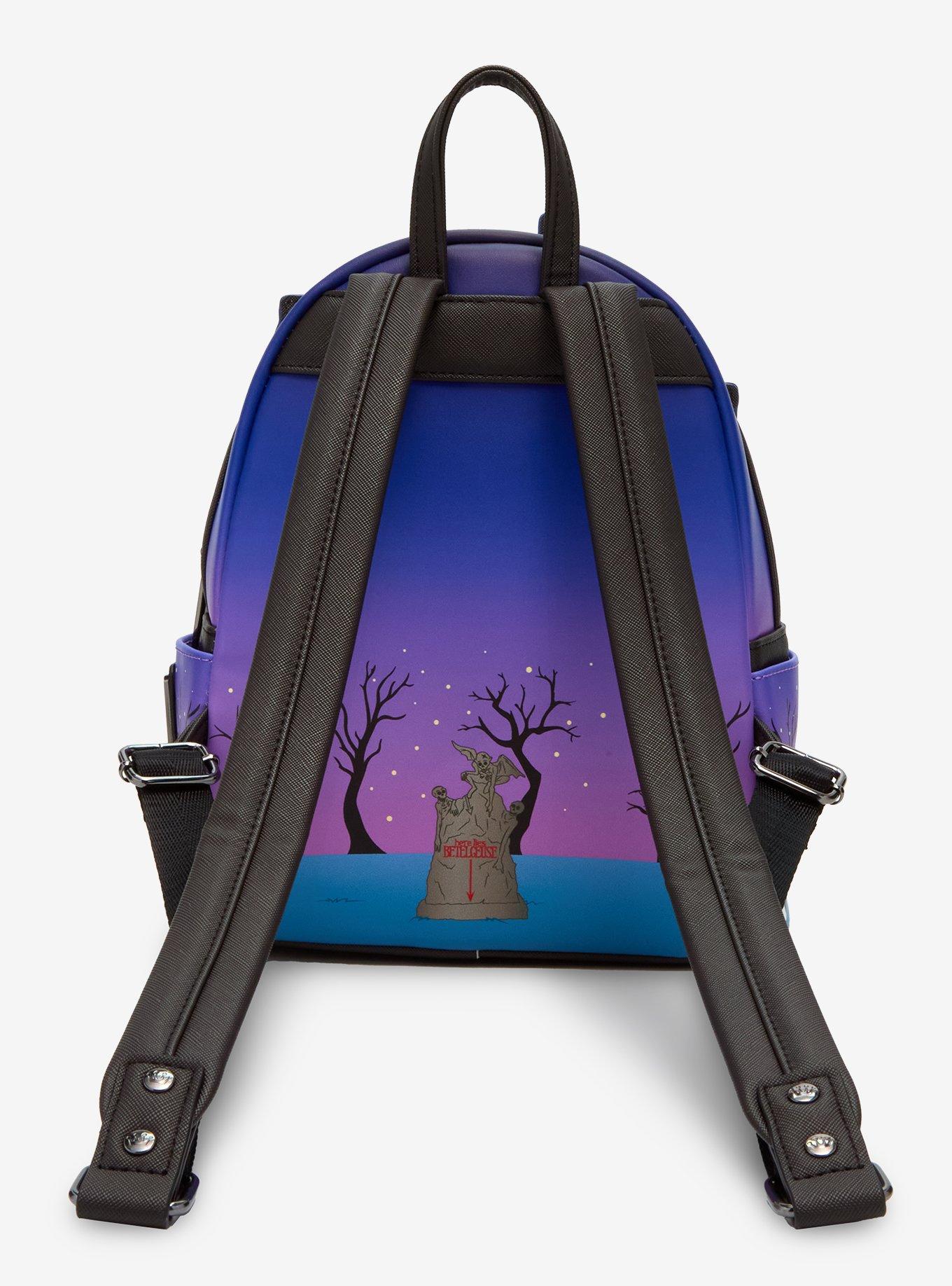 Loungefly Beetlejuice Maitland House Glow-In-The-Dark Mini Backpack, , alternate