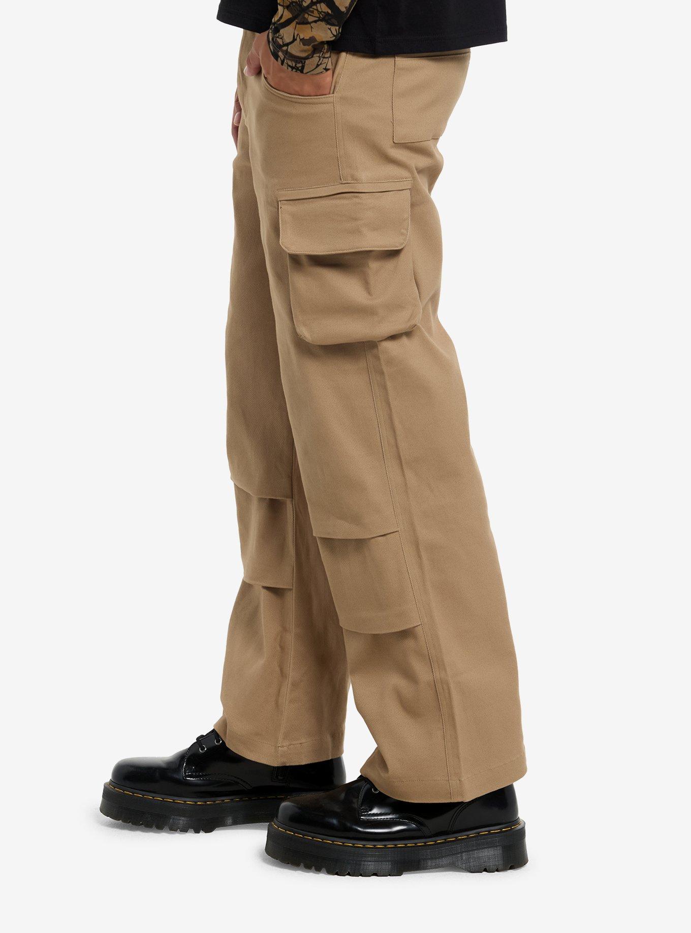 Khaki Cargo Pants, KHAKI, alternate