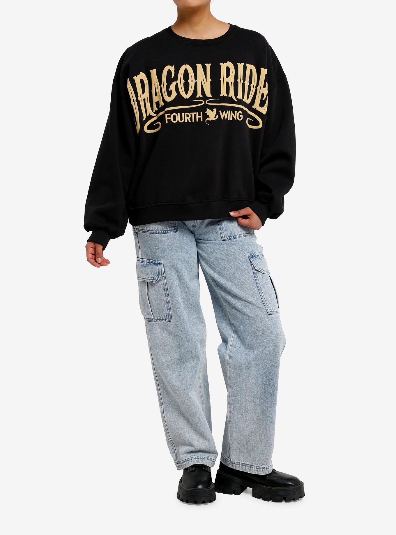 Fourth Wing Dragon Rider Girls Sweatshirt, , hi-res