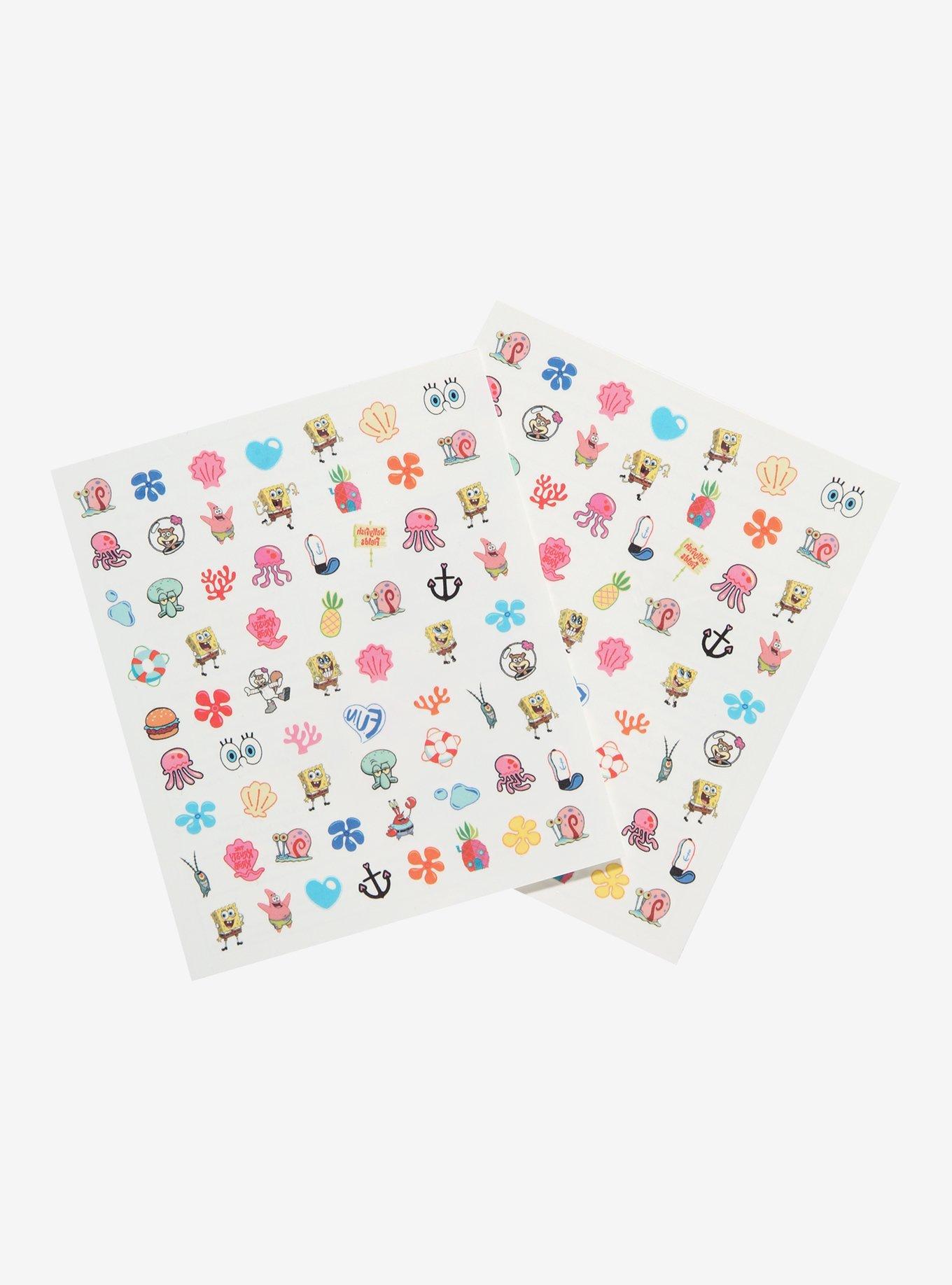 INKED SpongeBob SquarePants Nail Art Tattoo Set, , hi-res