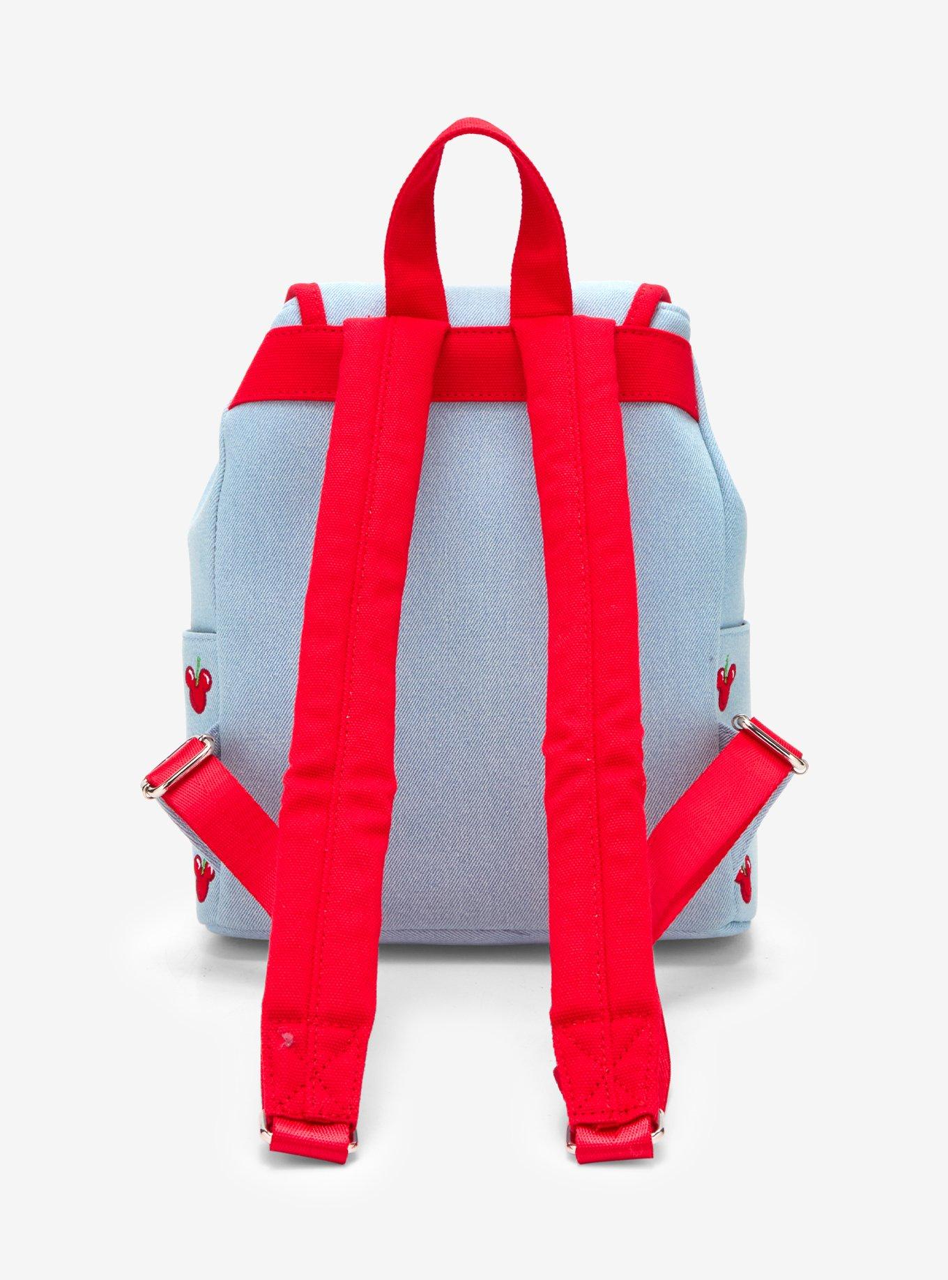 Loungefly Disney Mickey Mouse Cherries Denim Mini Backpack - BoxLunch Exclusive, , alternate