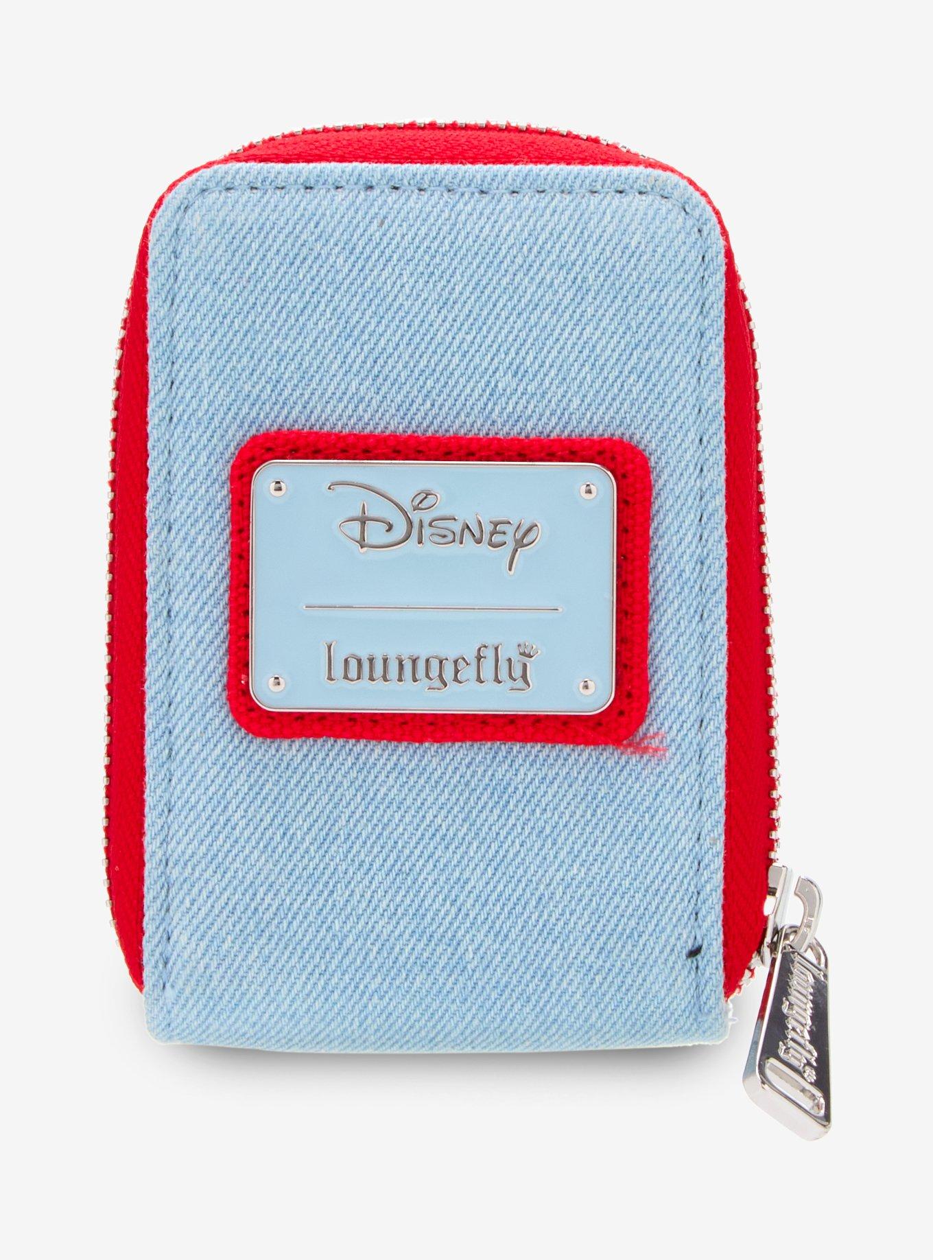 Loungefly Disney Mickey Mouse Cherries Denim Accordion Wallet - BoxLunch Exclusive, , alternate