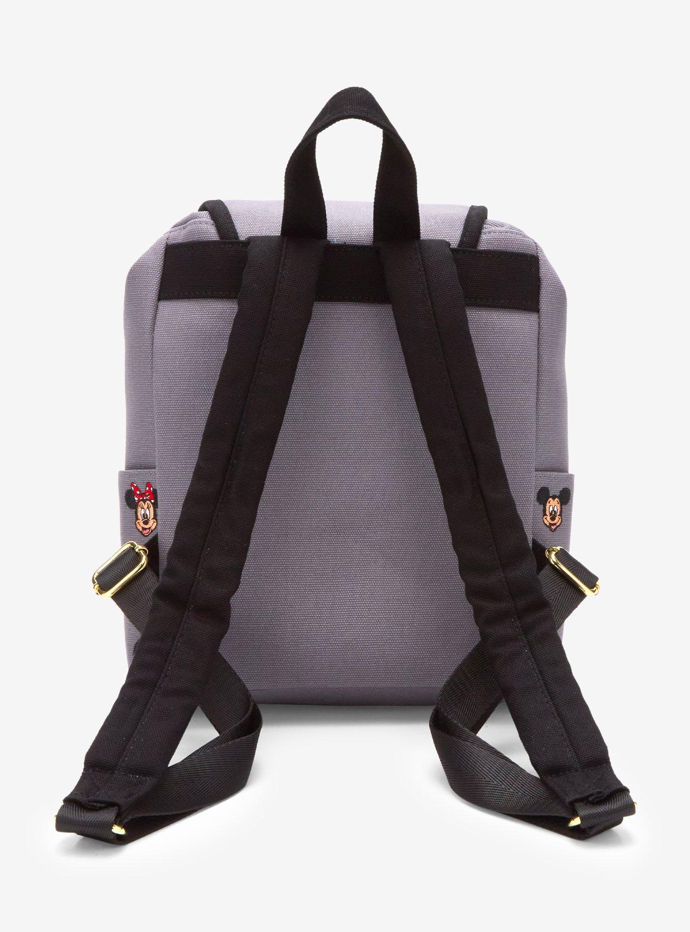 Loungefly Disney Mickey and Friends Embroidered Canvas Mini Backpack — BoxLunch Exclusive, , alternate