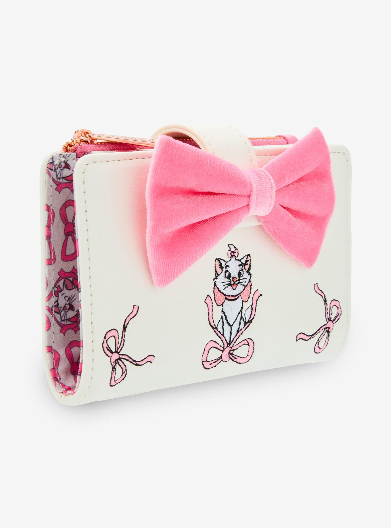 Loungefly Disney The Aristocats Marie Velvet Bow Wallet - BoxLunch Exclusive, , hi-res