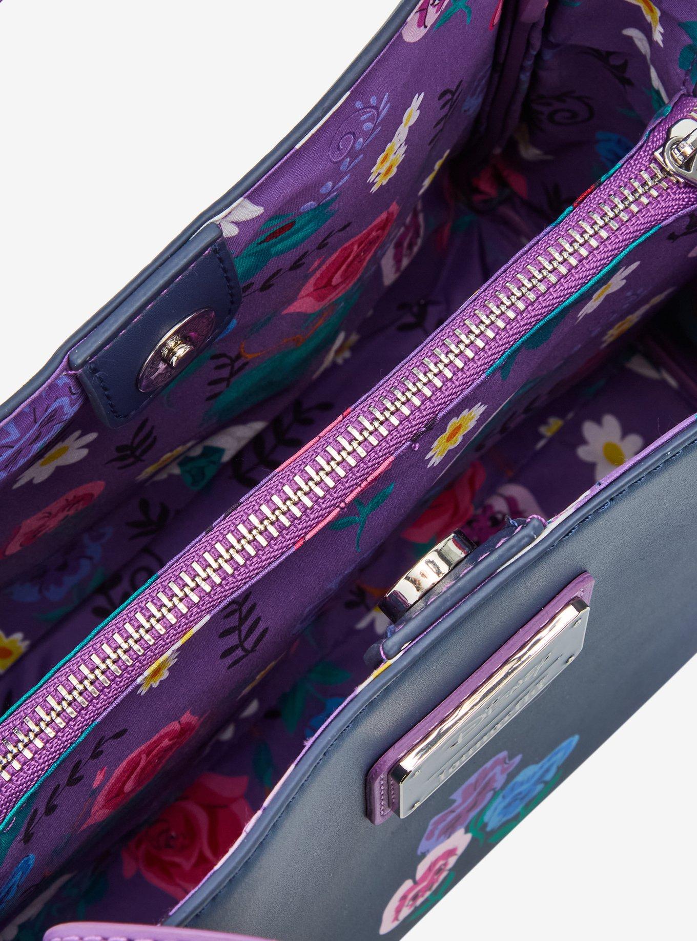 Loungefly Disney Alice in Wonderland Alice & Flowers Convertible Purse — BoxLunch Exclusive, , alternate