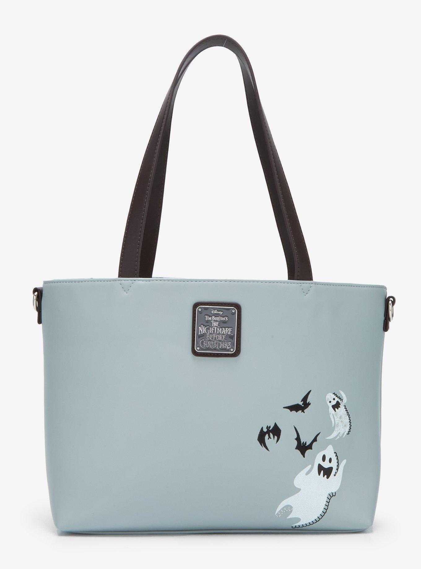 Loungefly Disney The Nightmare Before Christmas Jack, Sally, & Zero Sequin Tote Bag — BoxLunch Exclusive