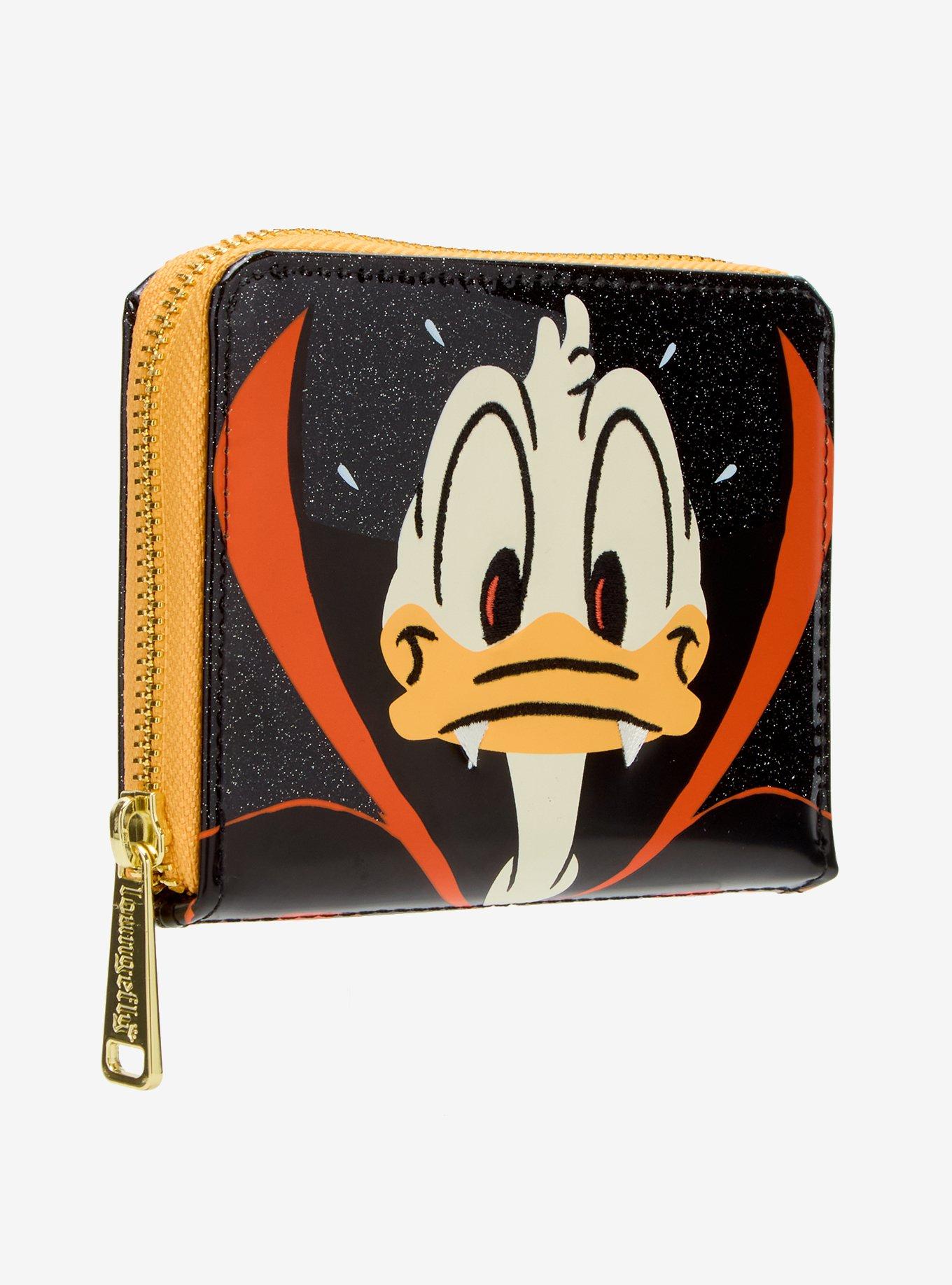 Loungefly Disney Donald Duck Vampire Costume Zip Wallet — BoxLunch Exclusive, , hi-res