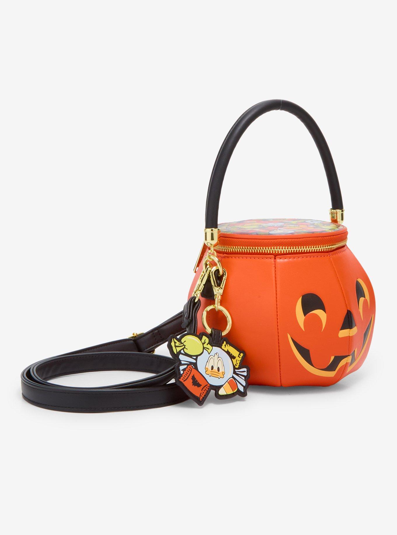 Loungefly Disney Donald Duck Devil Jack-o-Lantern Crossbody Bag — BoxLunch Exclusive, , hi-res
