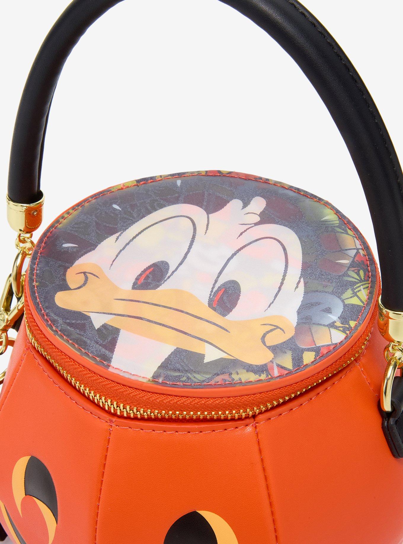 Loungefly Disney Donald Duck Devil Jack-o-Lantern Crossbody Bag — BoxLunch Exclusive