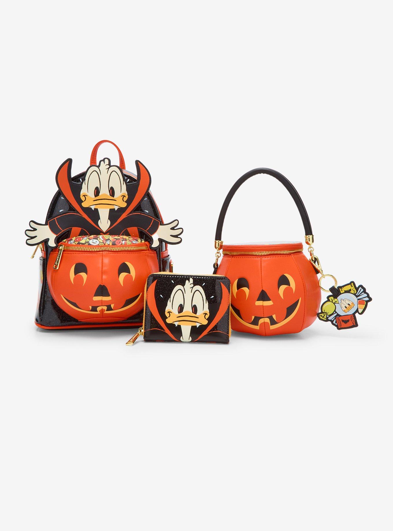 Loungefly Disney Donald Duck Devil Jack-o-Lantern Crossbody Bag &mdash; BoxLunch Exclusive, , alternate