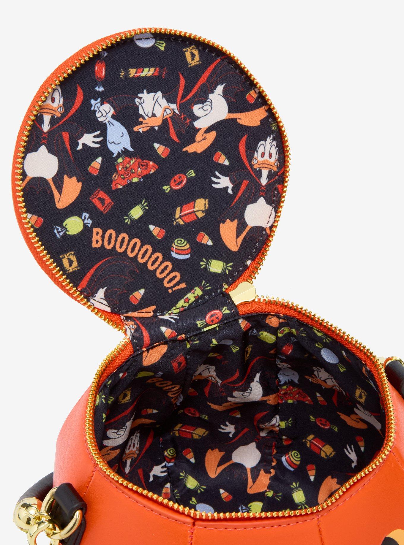 Loungefly Disney Donald Duck Devil Jack-o-Lantern Crossbody Bag &mdash; BoxLunch Exclusive, , alternate