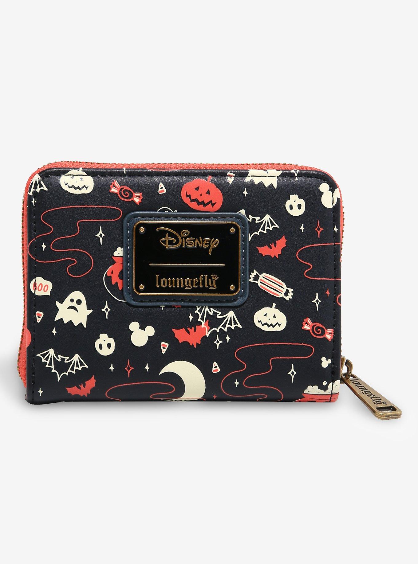 Loungefly Disney Mickey & Minnie Halloween Glow-in-the-Dark Wallet - BoxLunch Exclusive, , alternate