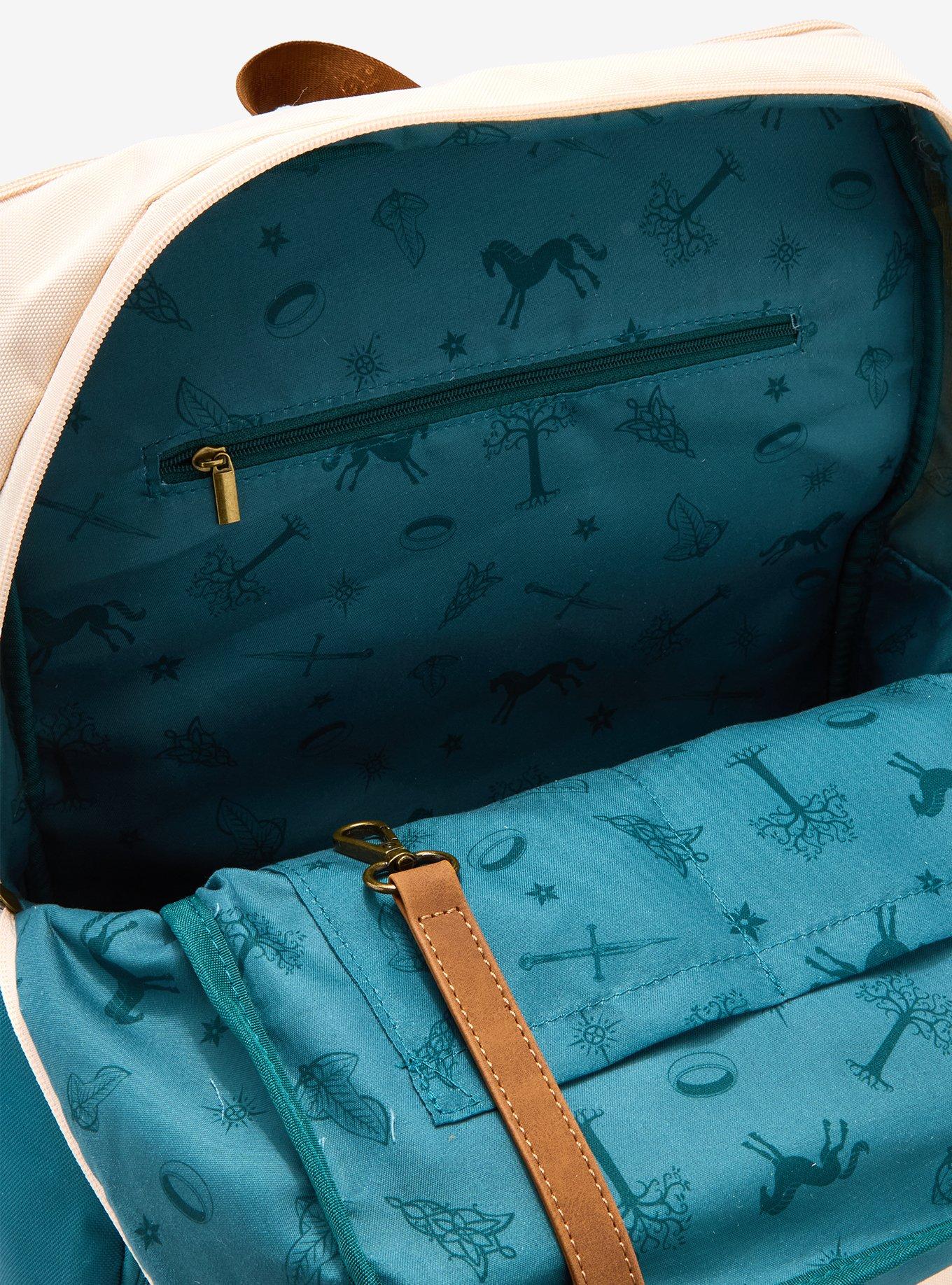 The Lord of The Rings Leaf of Lorien Multi Pocket Backpack - BoxLunch Exclusive, , alternate