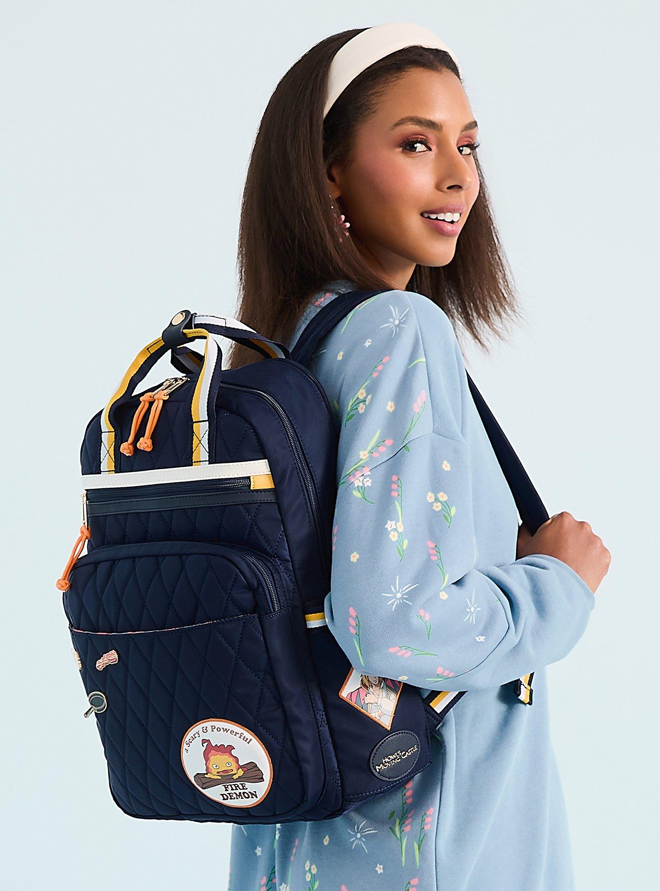 Studio Ghibli® Howl's Moving Castle Calcifer Quilted Backpack - BoxLunch Exclusive, , hi-res