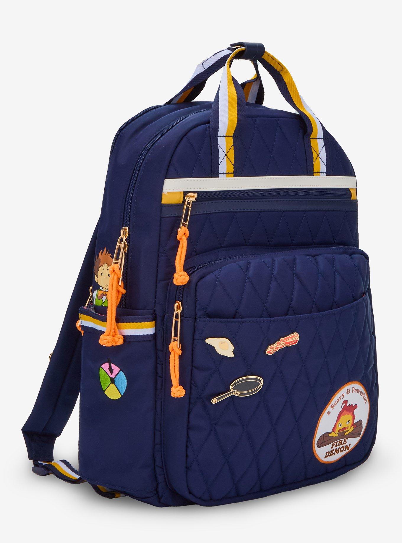 Studio Ghibli® Howl's Moving Castle Calcifer Quilted Backpack - BoxLunch Exclusive, , alternate
