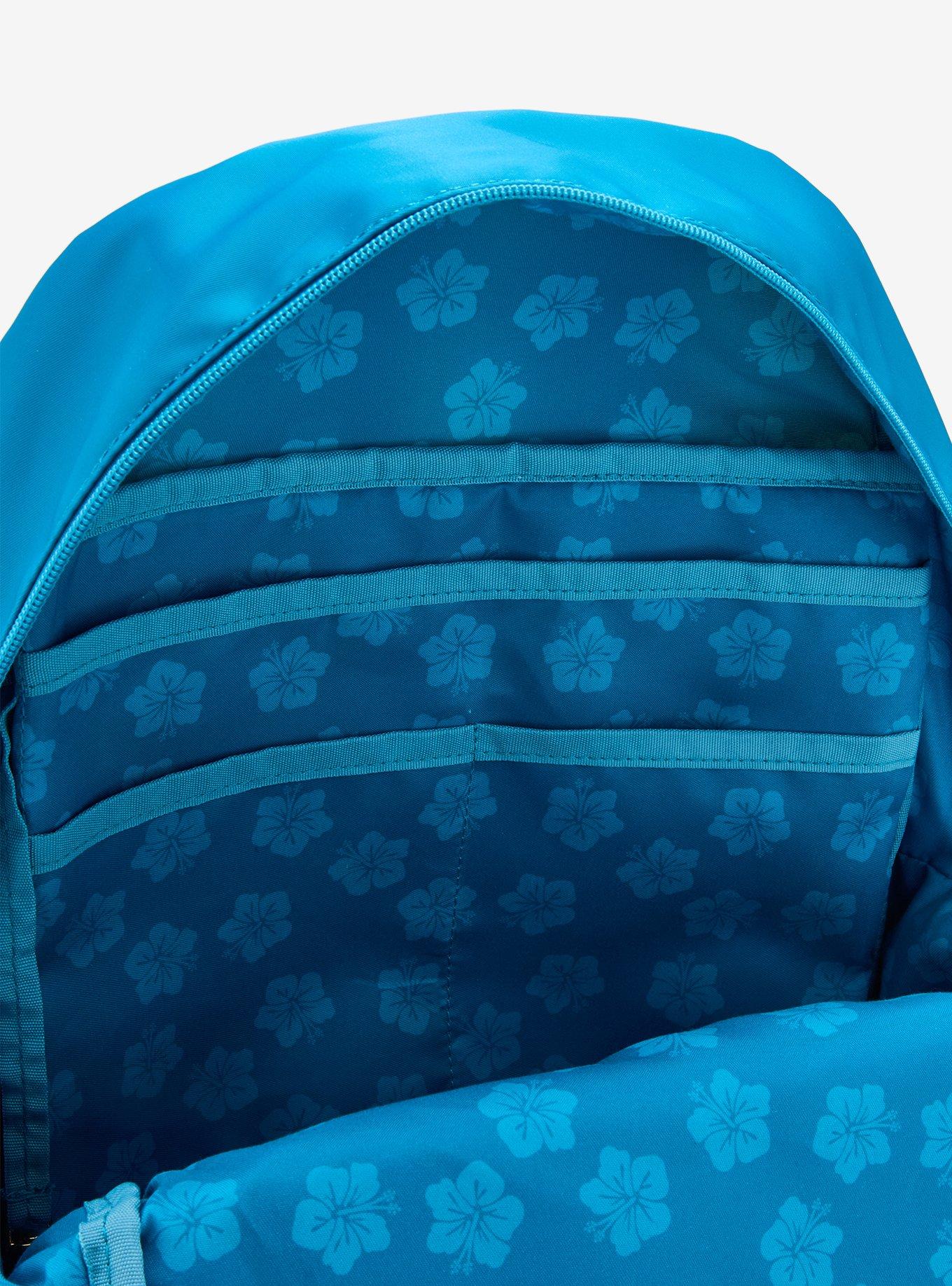 Disney Lilo & Stitch Tropical Multi-Pocket Backpack With Scrump Plush — BoxLunch Exclusive, , alternate