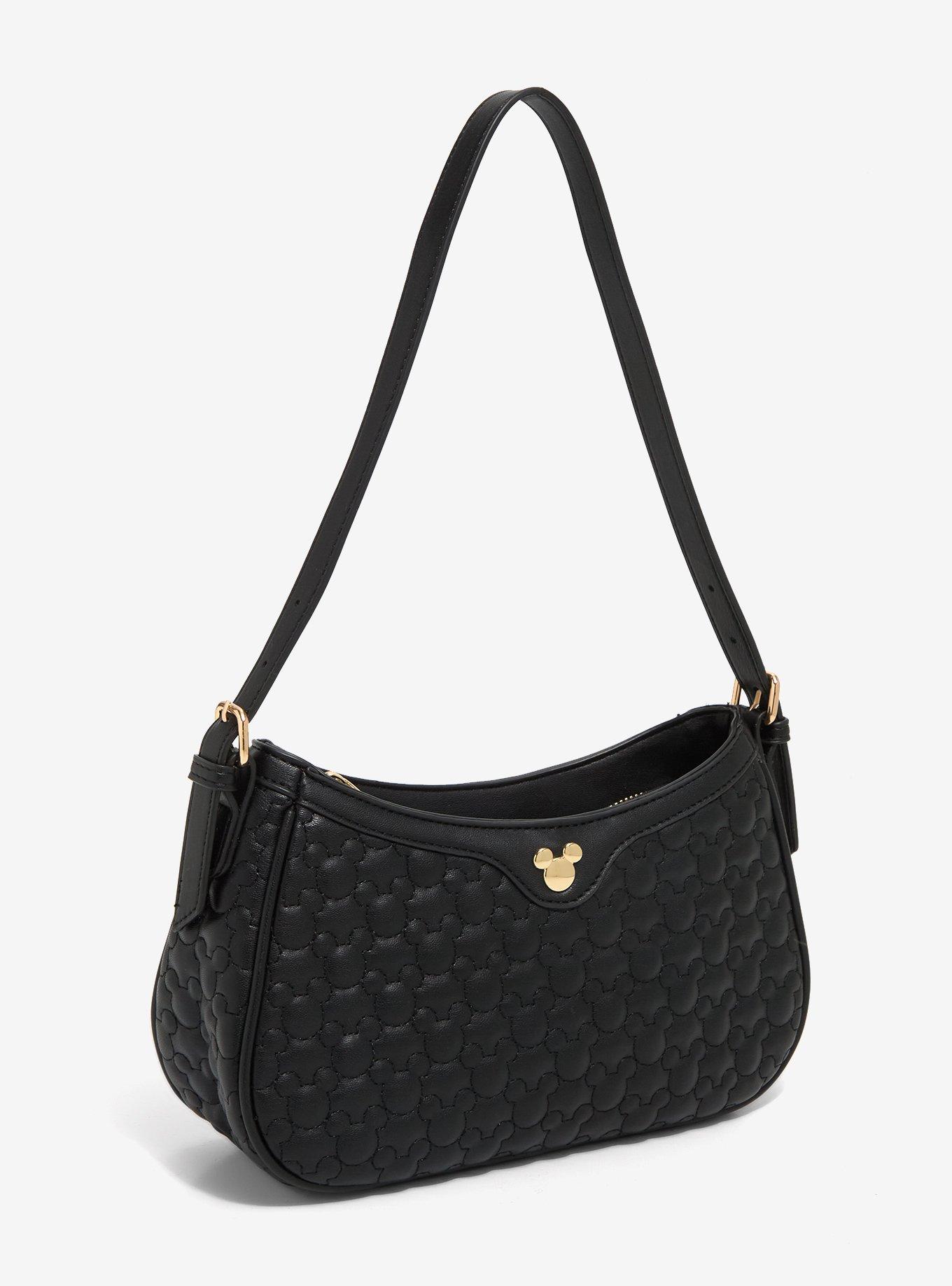 Disney Mickey Mouse Silhouettes Quilted Shoulder Bag - BoxLunch Exclusive, , hi-res
