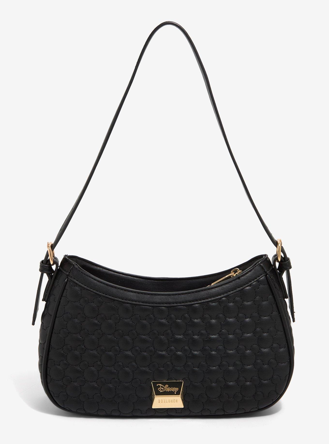 Disney Mickey Mouse Silhouettes Quilted Shoulder Bag - BoxLunch Exclusive, , alternate