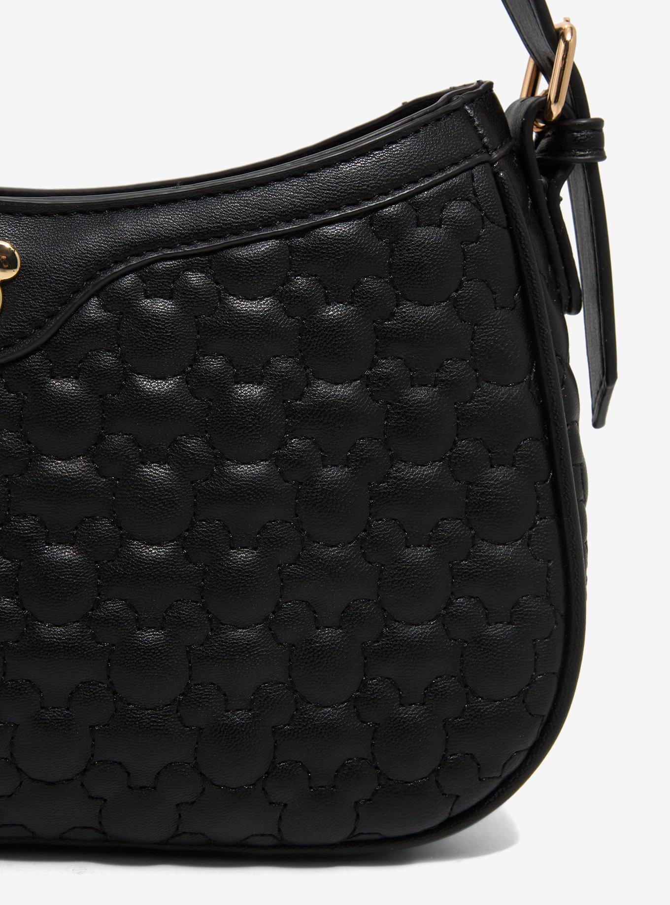 Disney Mickey Mouse Silhouettes Quilted Shoulder Bag - BoxLunch Exclusive, , alternate