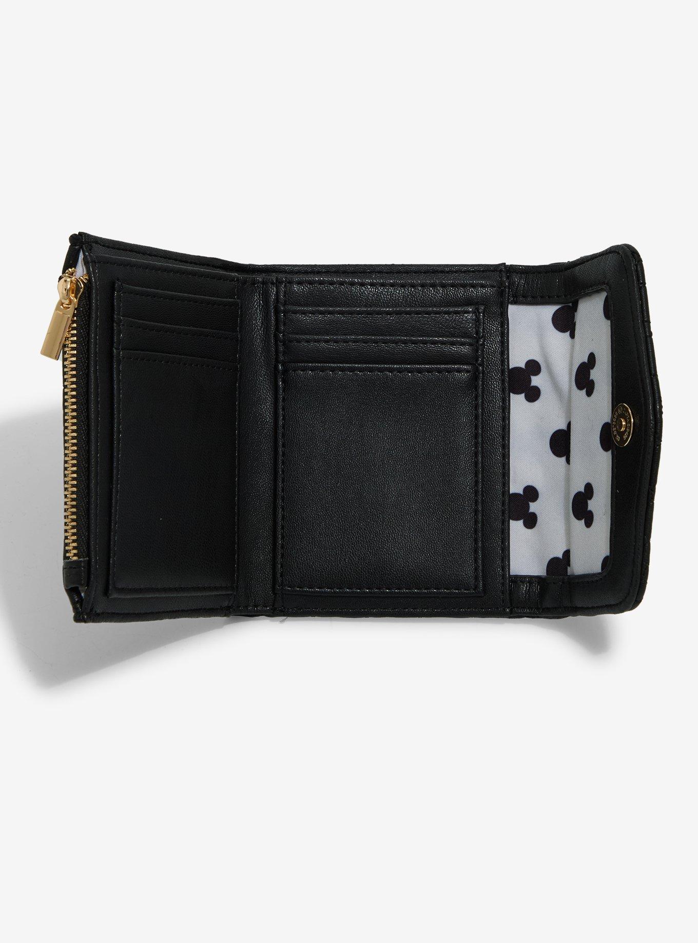 Disney Mickey Mouse Silhouettes Quilted Snap Wallet - BoxLunch Exclusive, , alternate