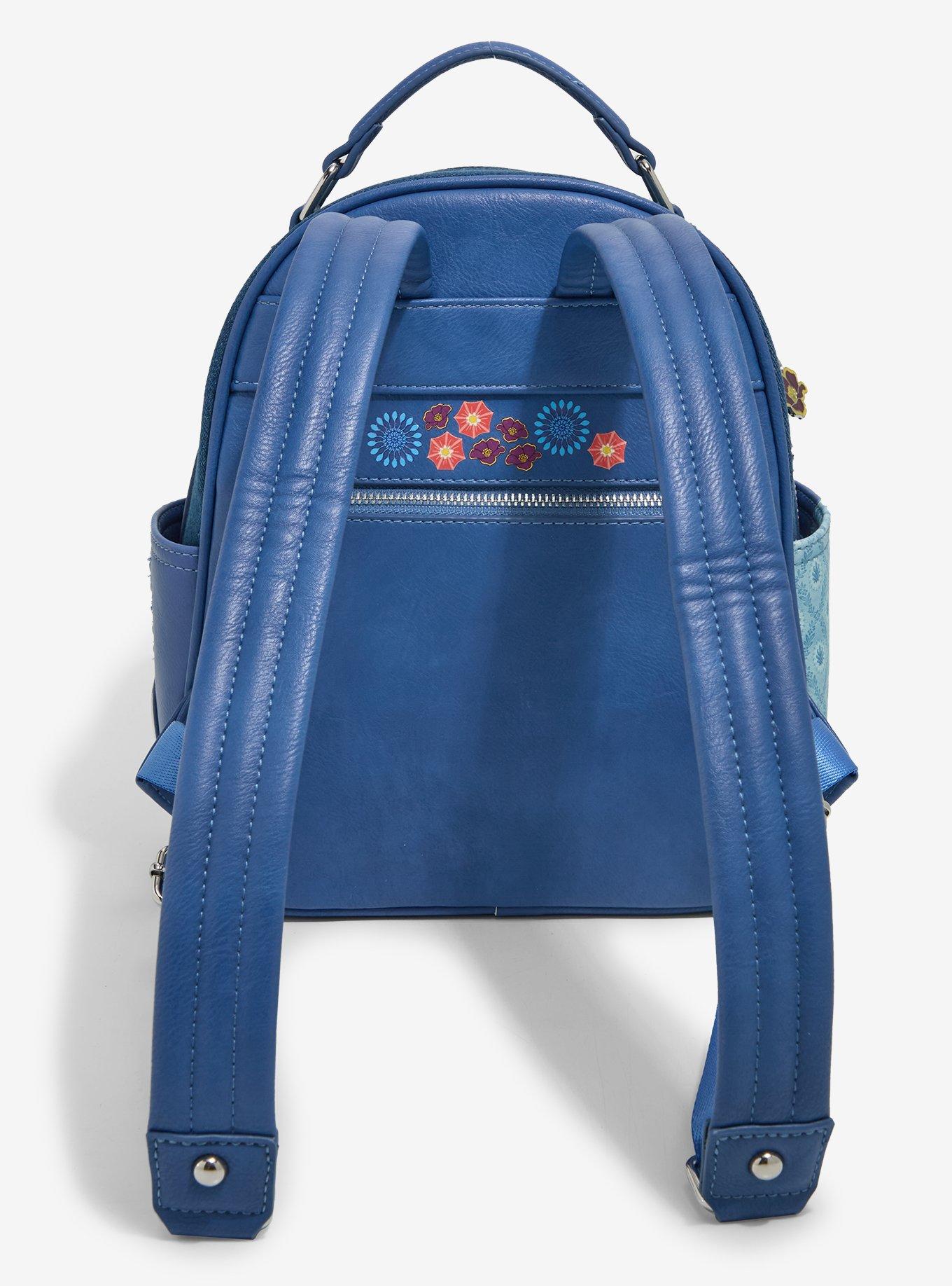 Coraline Patchwork Denim Mini Backpack — BoxLunch Exclusive, , alternate