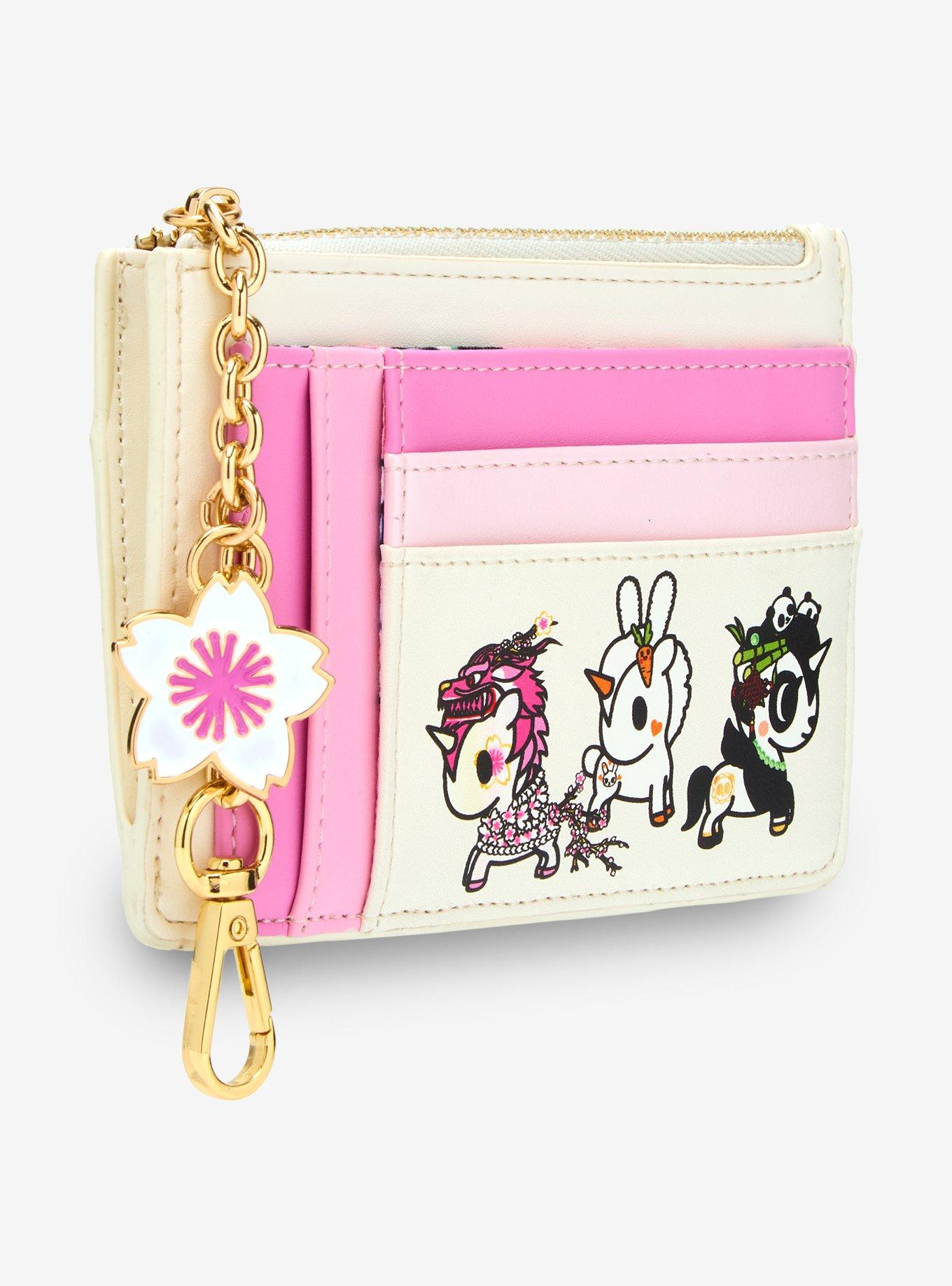 tokidoki Unicorno Cherry Blossom Cardholder - BoxLunch Exclusive, , hi-res