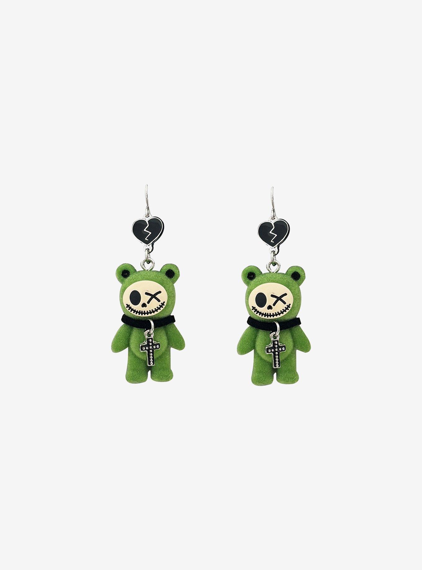 Smiling Monster Earrings, , hi-res
