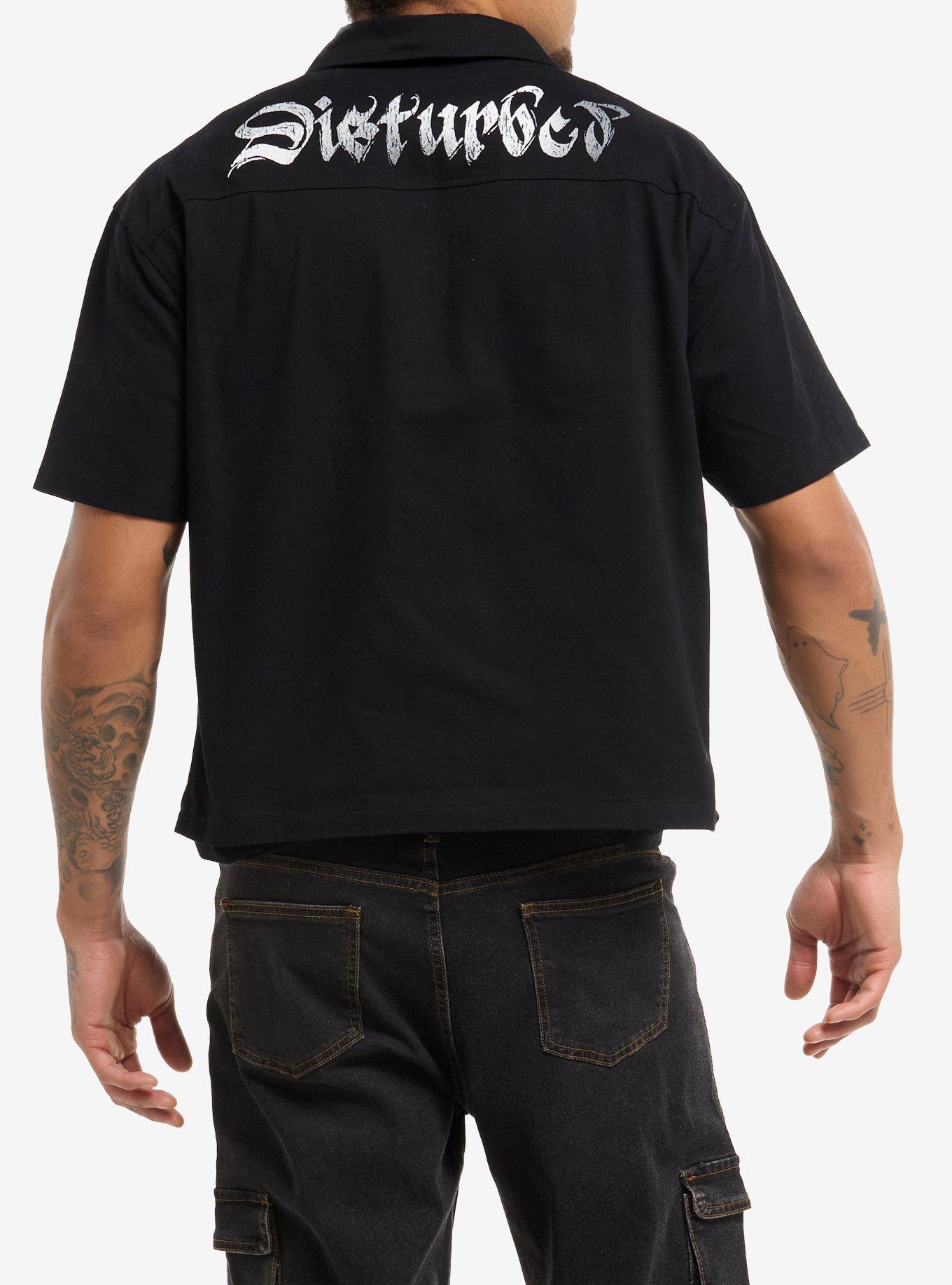 Skeleton Zip-Up Woven Shirt, , alternate