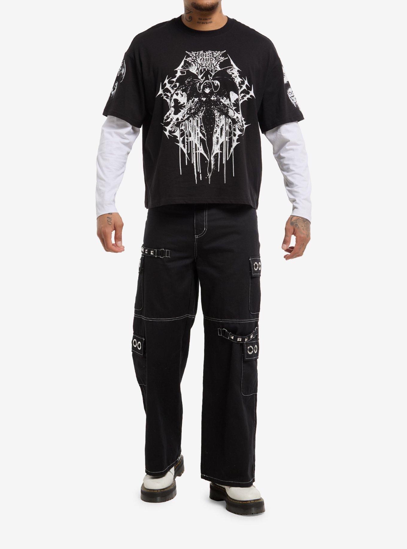 Noise & Decay Anime Demon Twofer Long-Sleeve T-Shirt, , hi-res